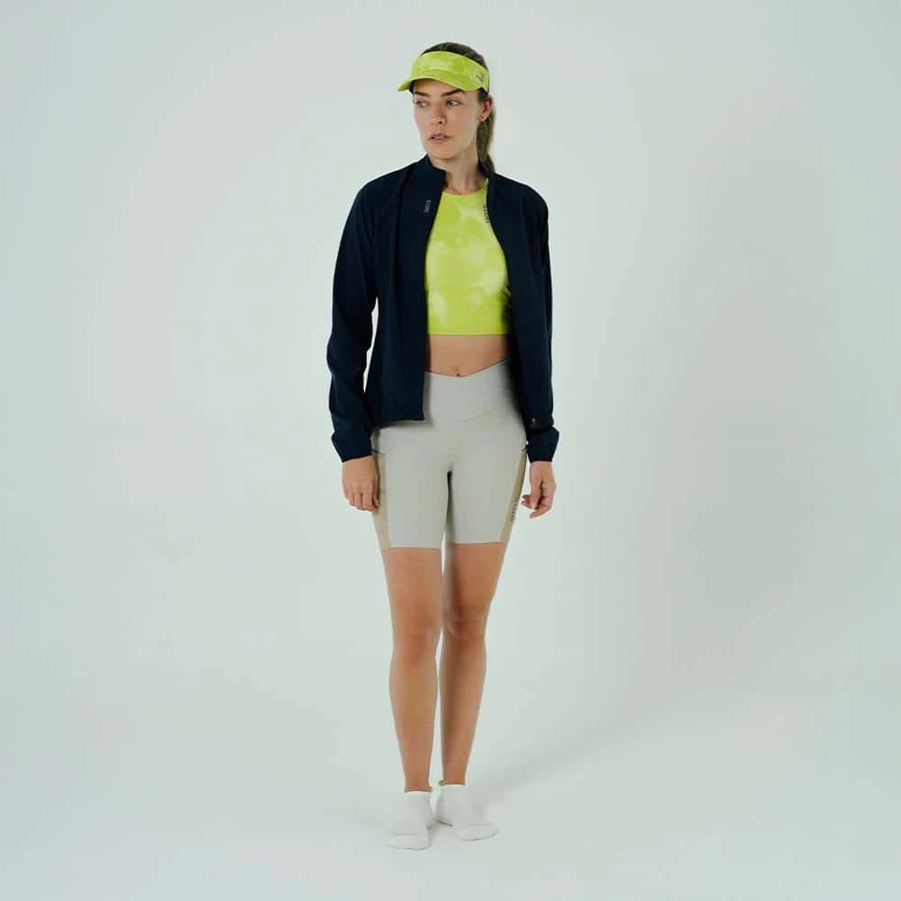 CHAQUETA RUNNING AQUALITE AZUL OSCURO PARA MUJER - miniatura 1