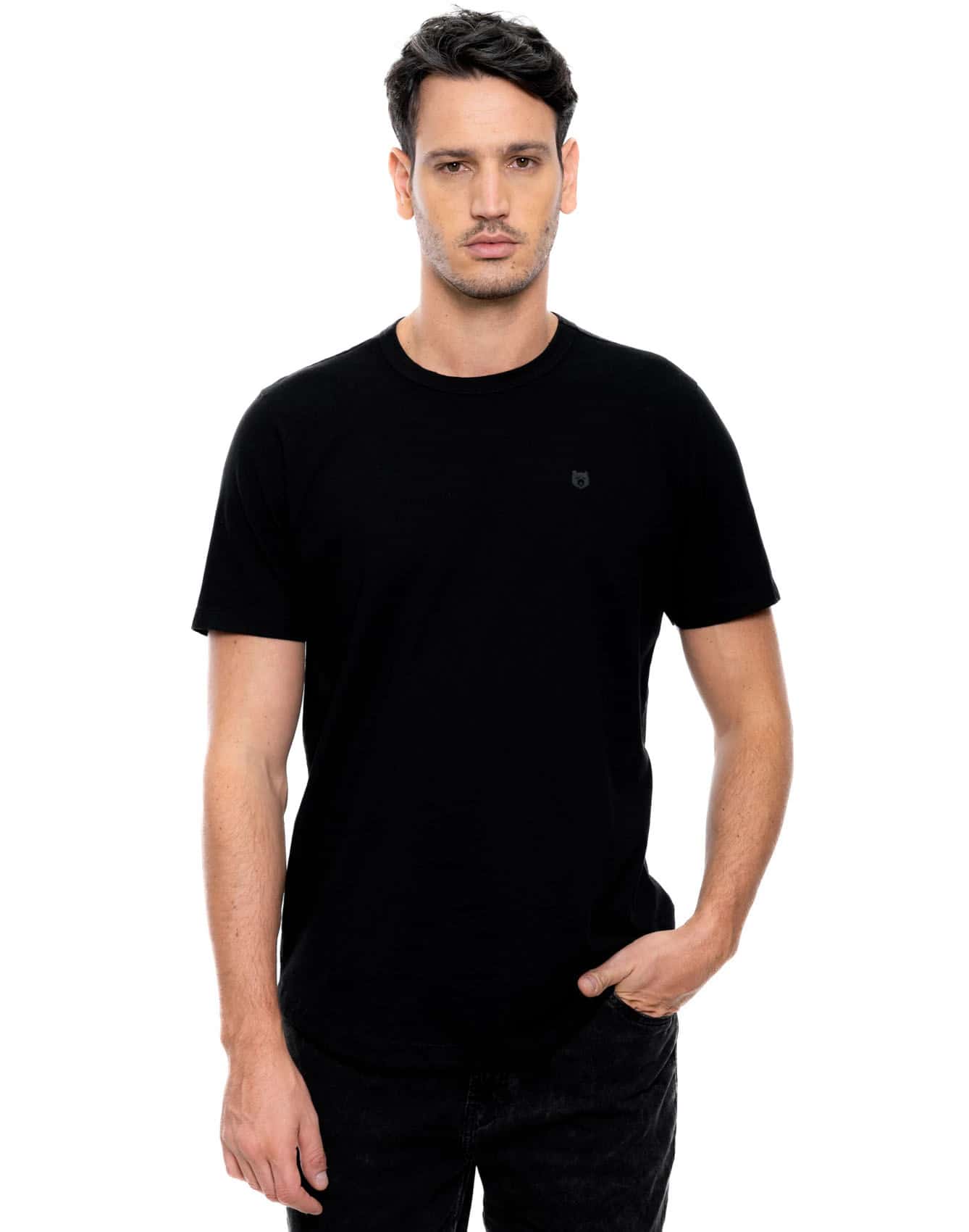Camiseta Cuello Redondo Unicolor