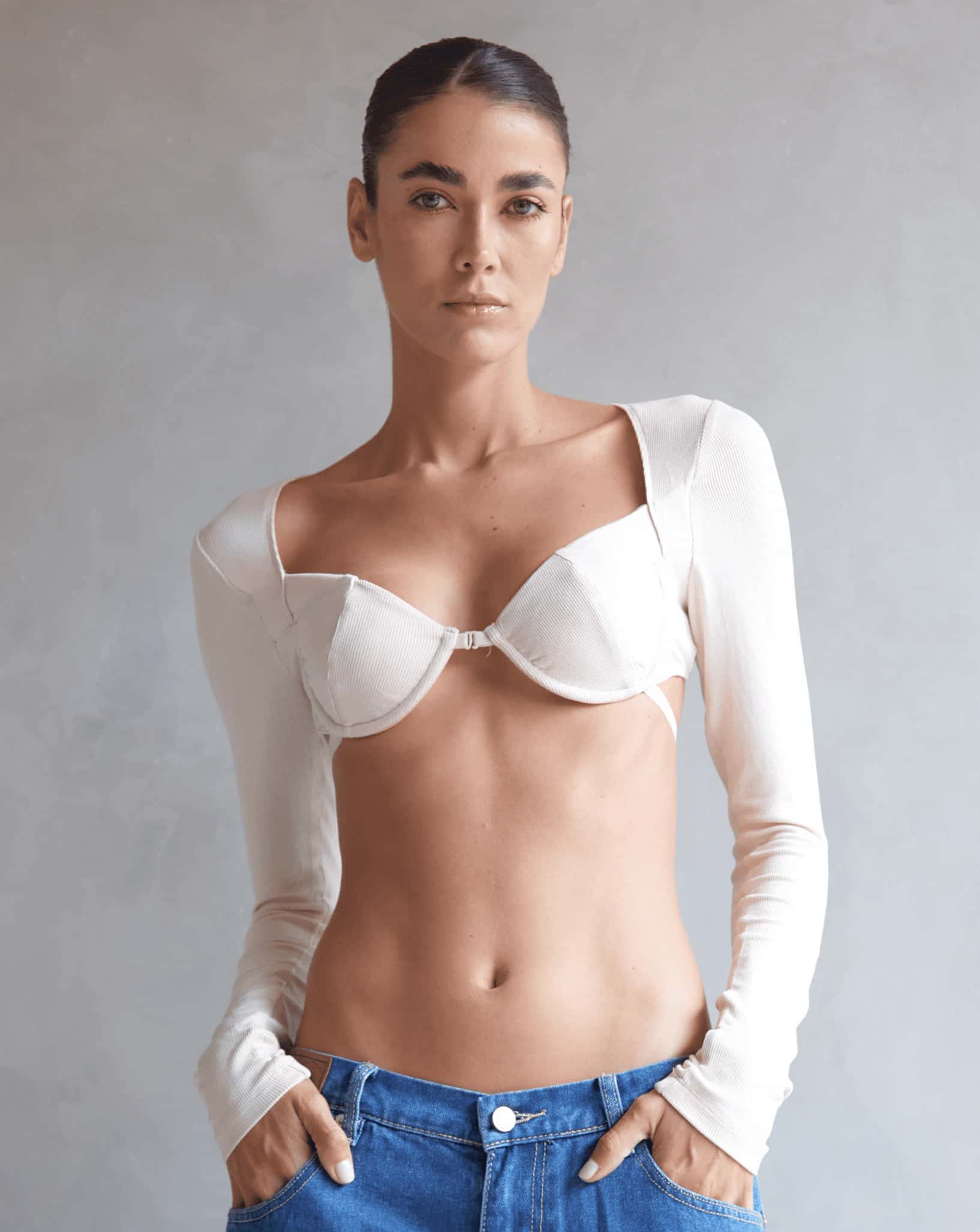 BRA RIB GIA BEIGE