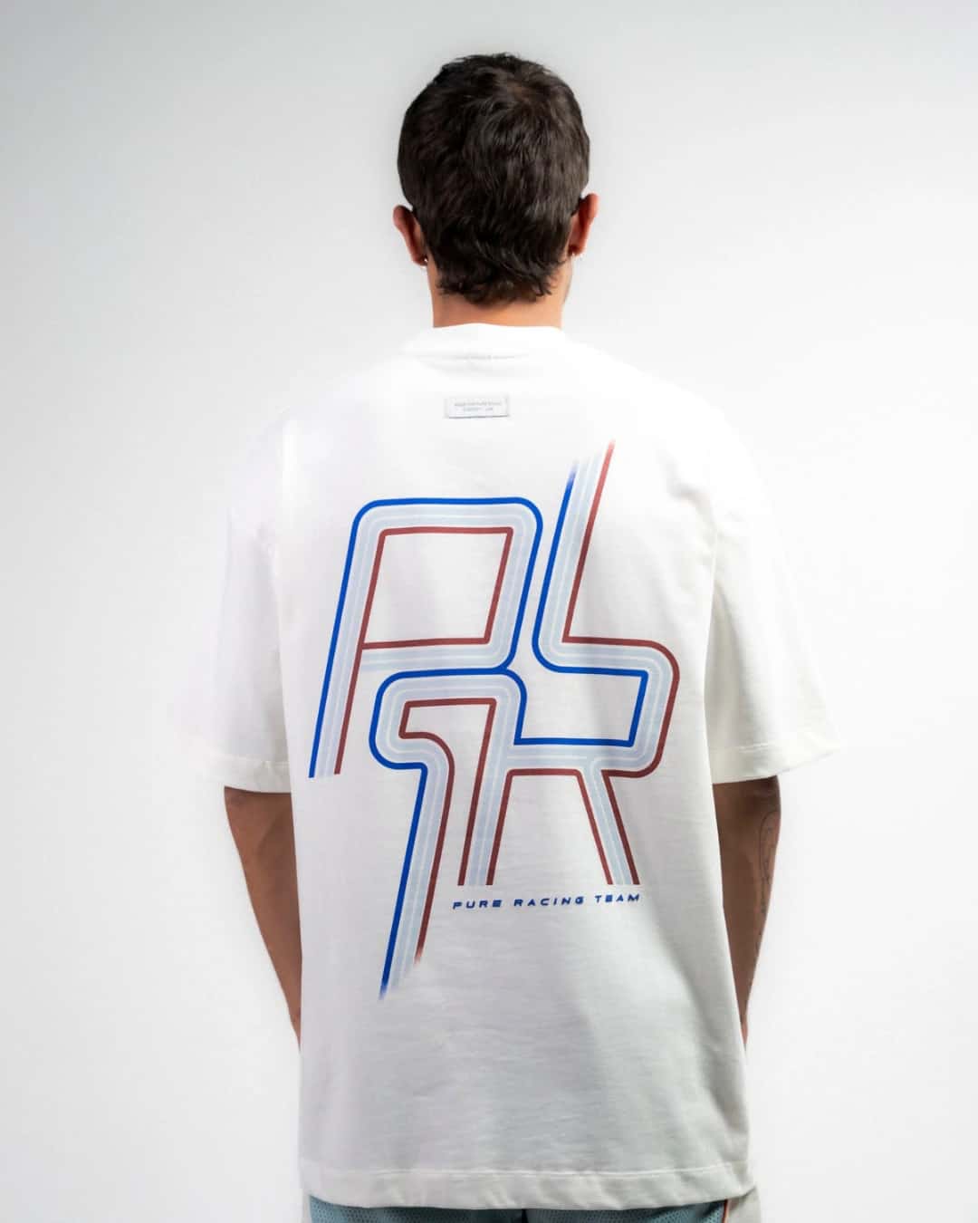OVERDRIVE IVORY RACING LINES T-SHIRT - miniatura 2