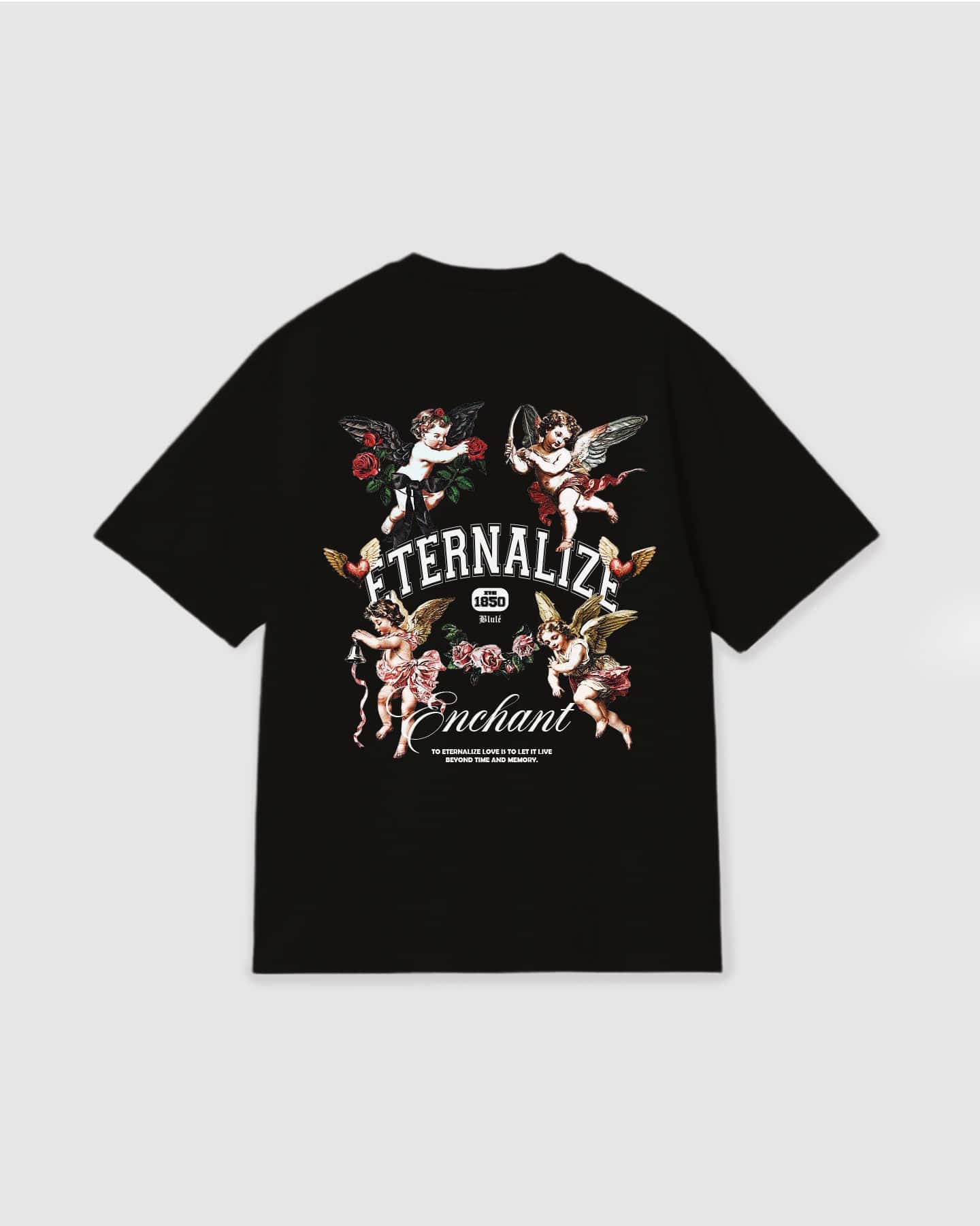 Oversized T Shirt Eternalize Black