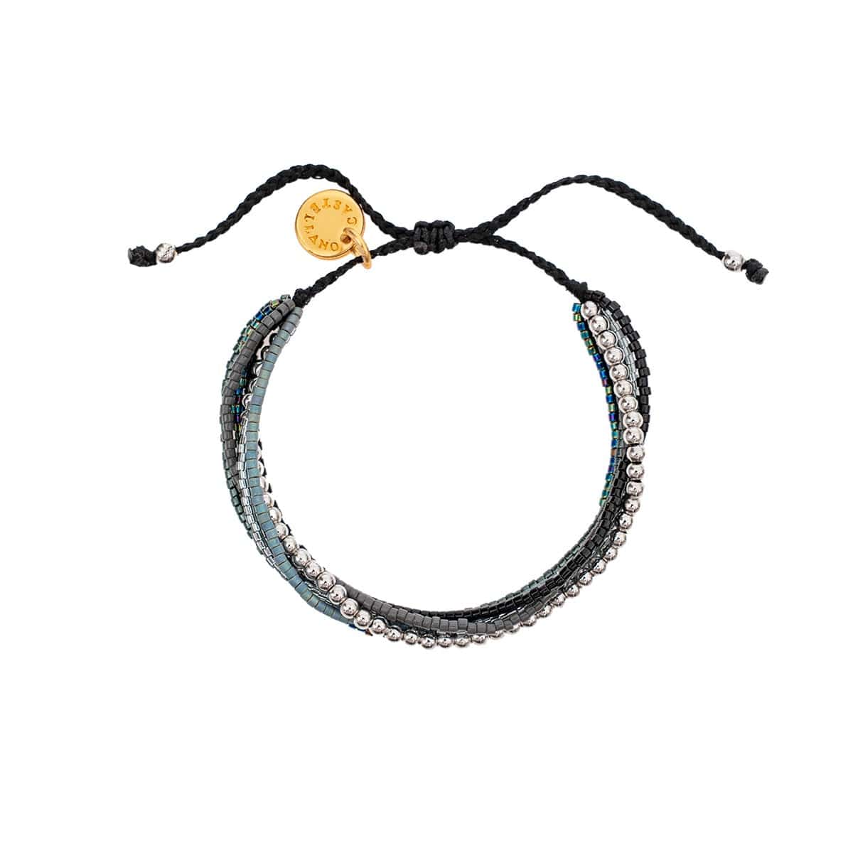 Miyuki Stack Bracelet | Silver