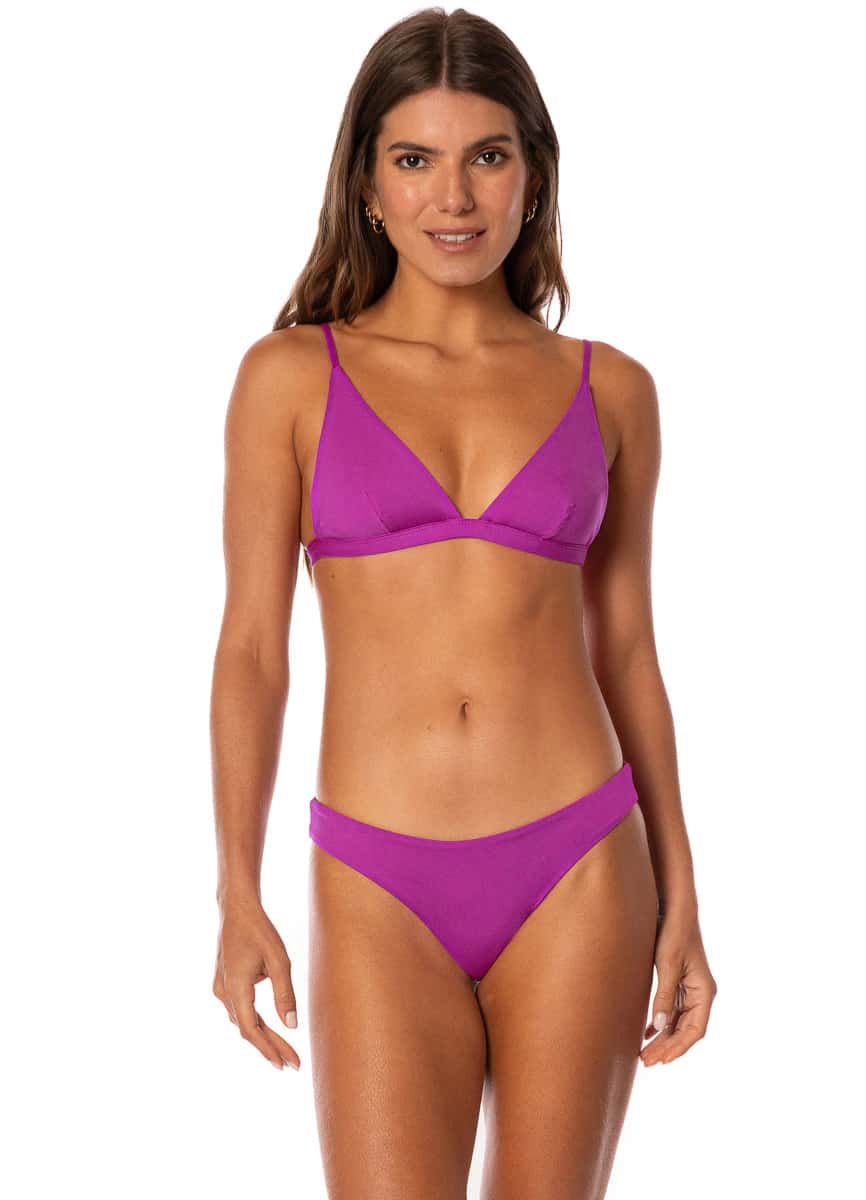 Maaji Sunset Palm Ivy Fixed Triangle Bikini Top