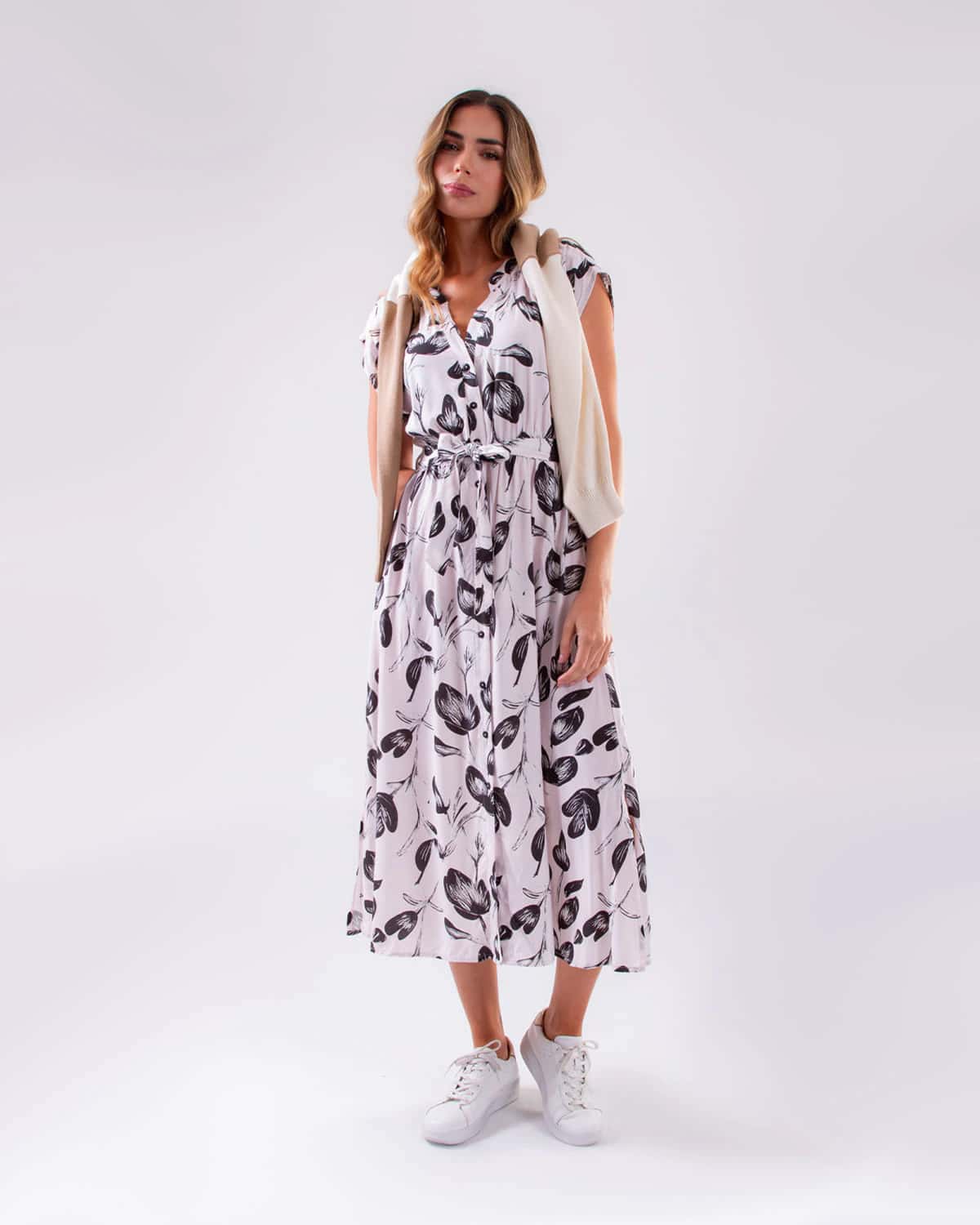Vestido estampado para mujer