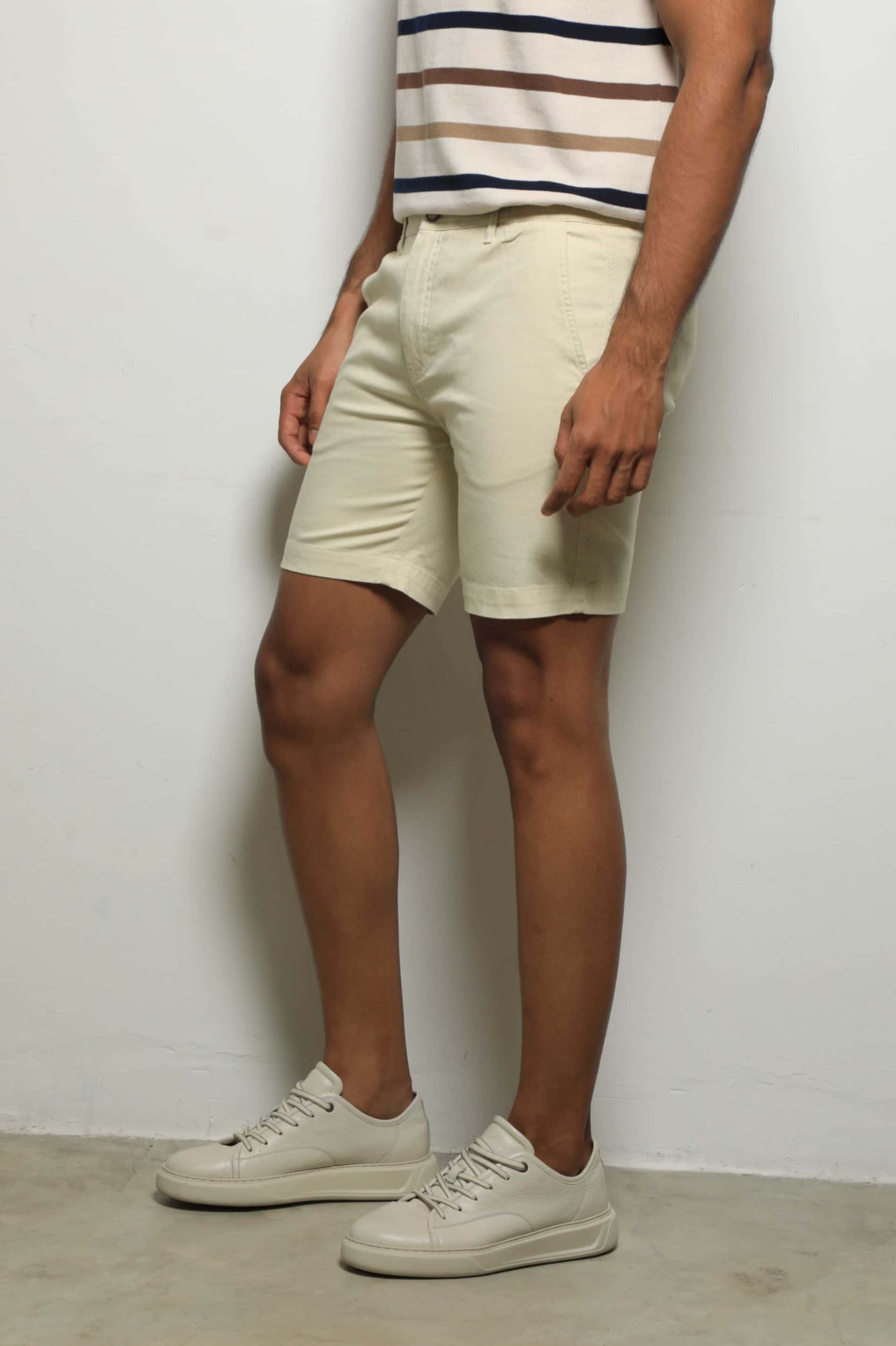 Bermuda Pique Crema