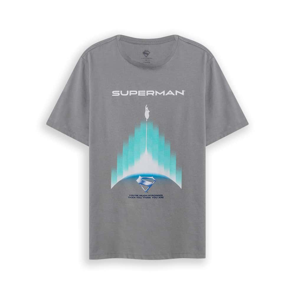 CAMISETA CUELLO REDONDO METAL GRIS