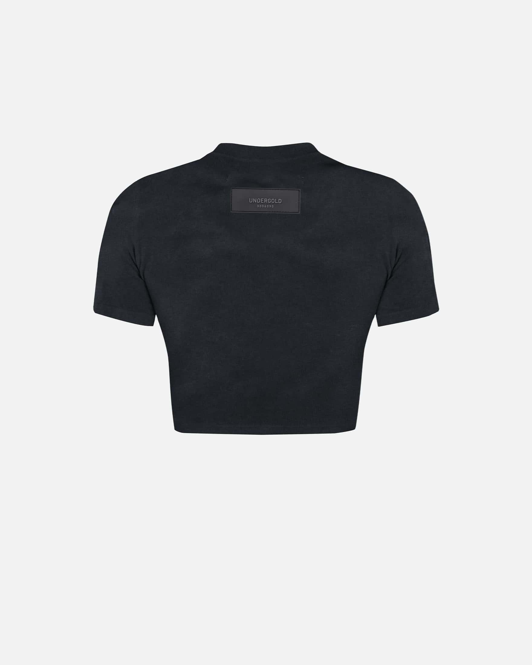 Agnus Dei UNDRGLD Baby Tee Vintage Black - miniatura 3