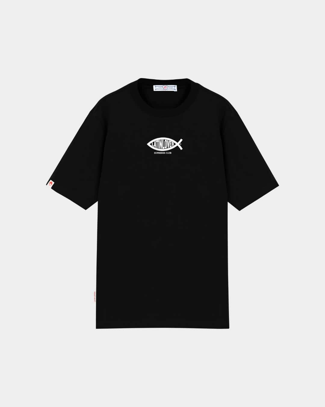 CAMISETA NO SUELTES MI MANO NEGRO