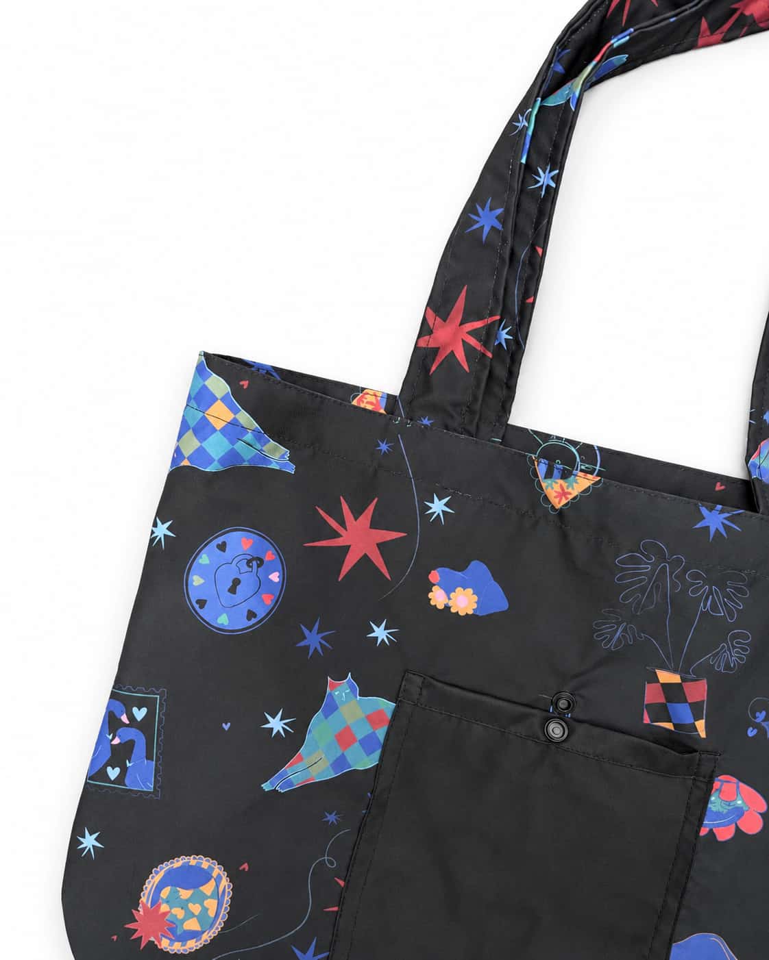 Bolsa de mercado Negra - miniatura 2