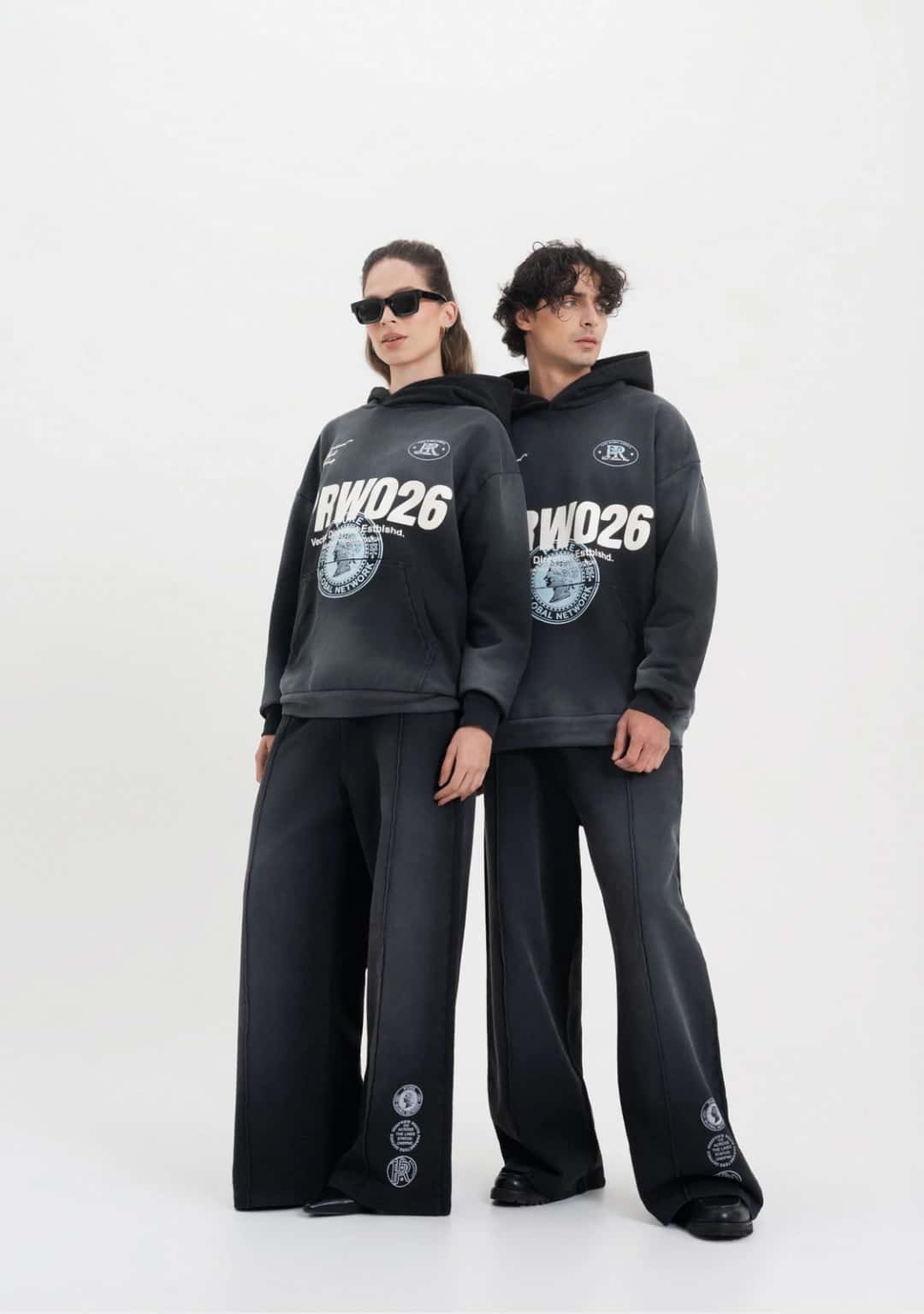 ACROSS THE LINES BLACK HOODIE - miniatura 5