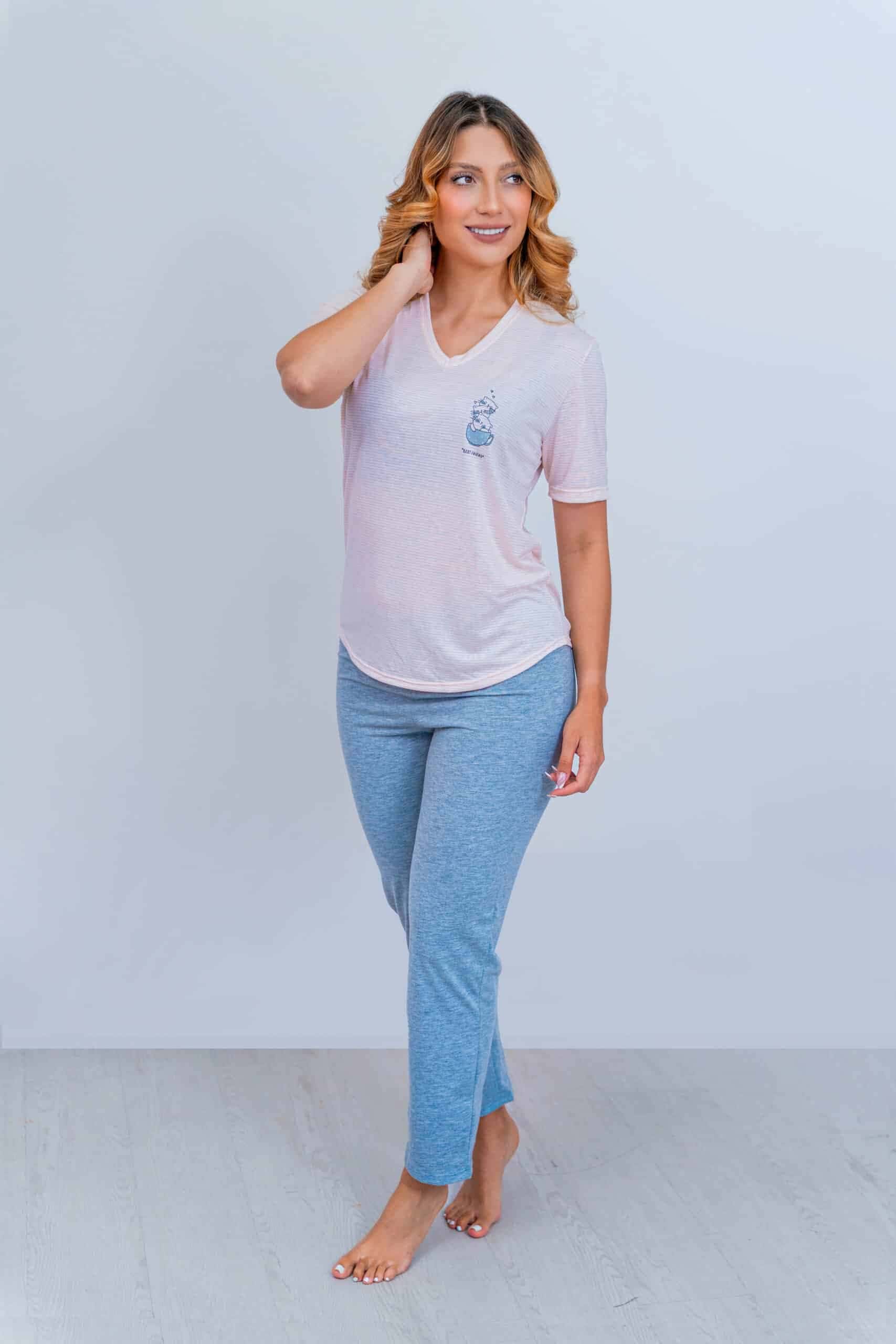 Pijama pantalon largo