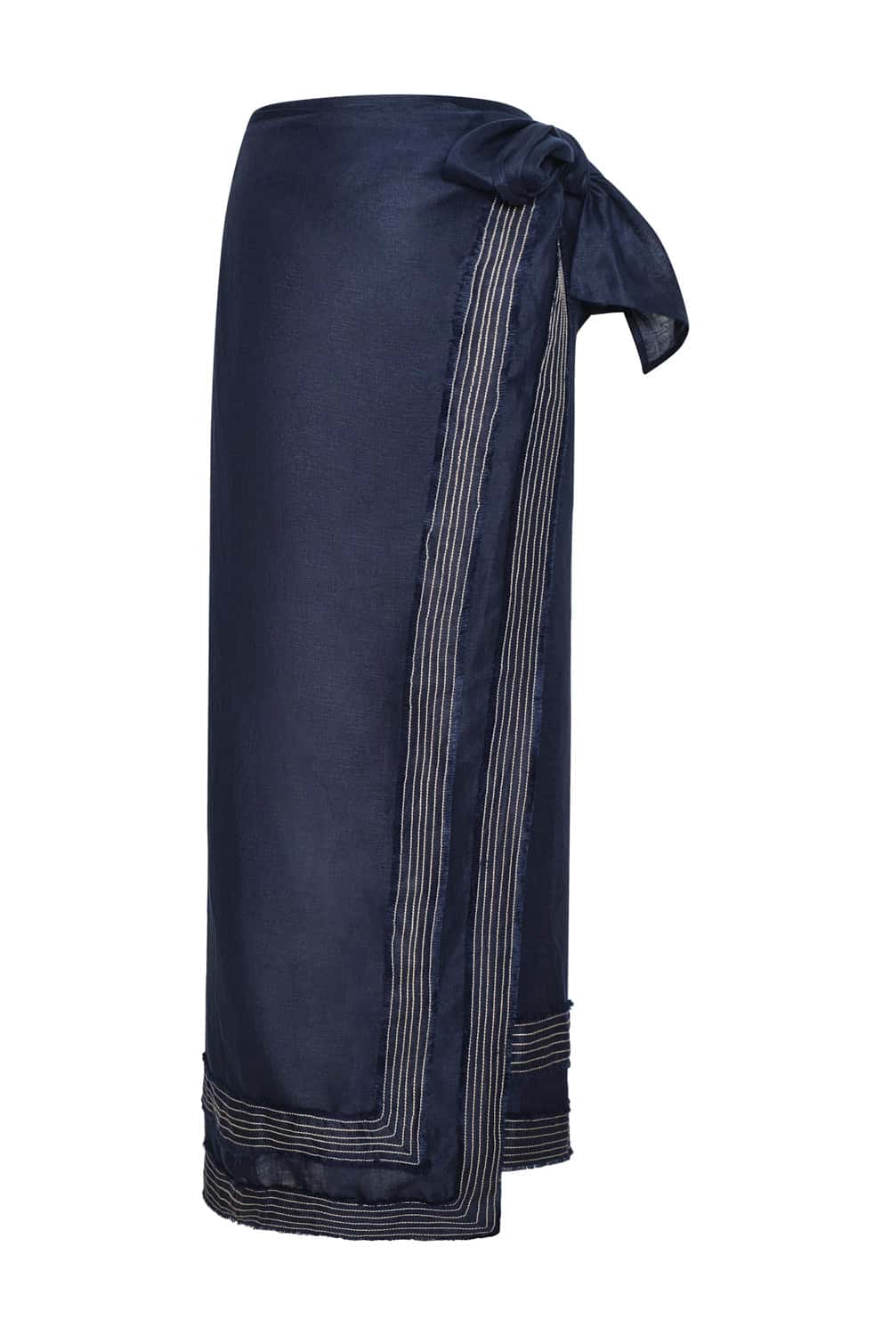 Falda salina azul navy
