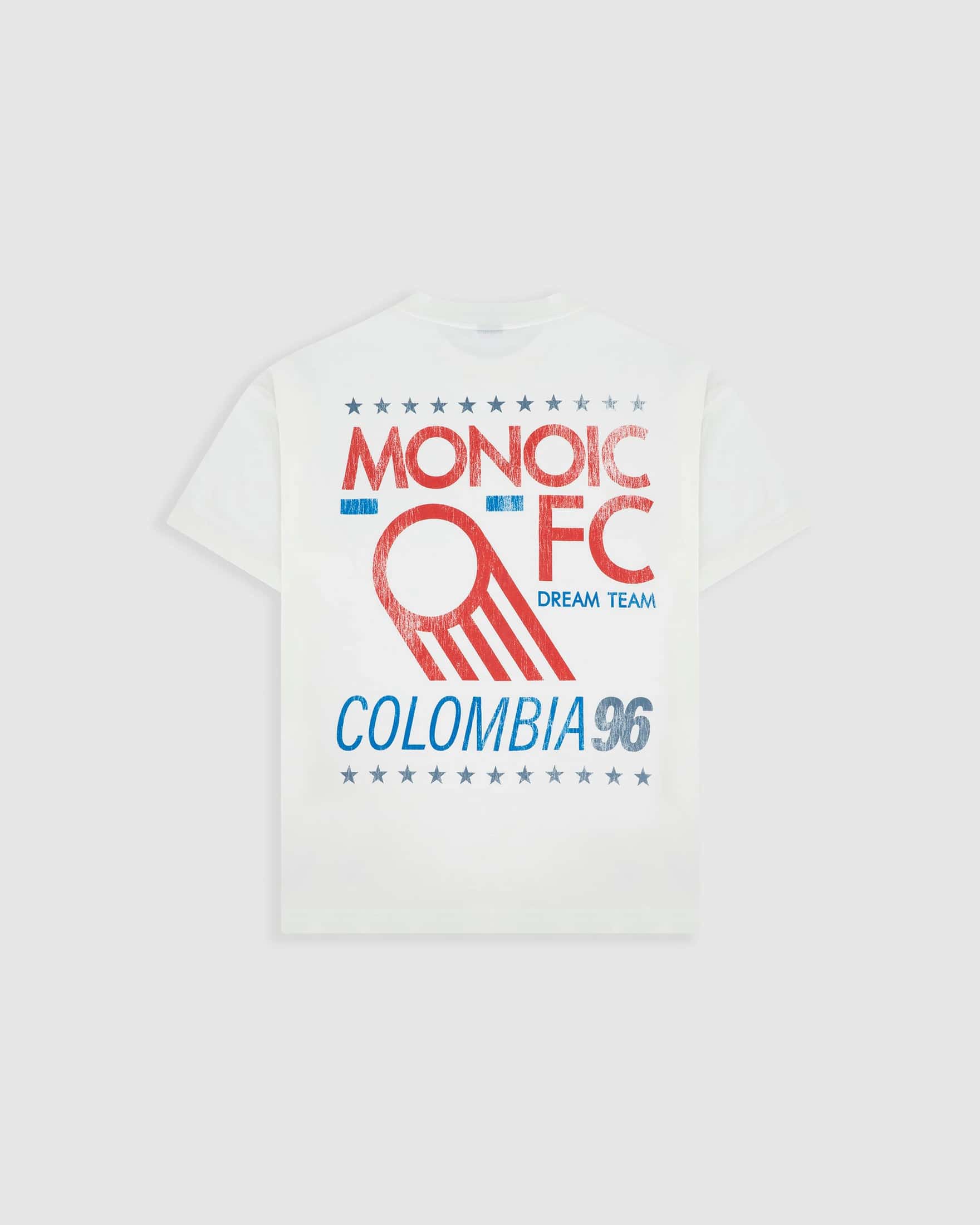 Camiseta Boxy Fit MONOIC F.C - Off White