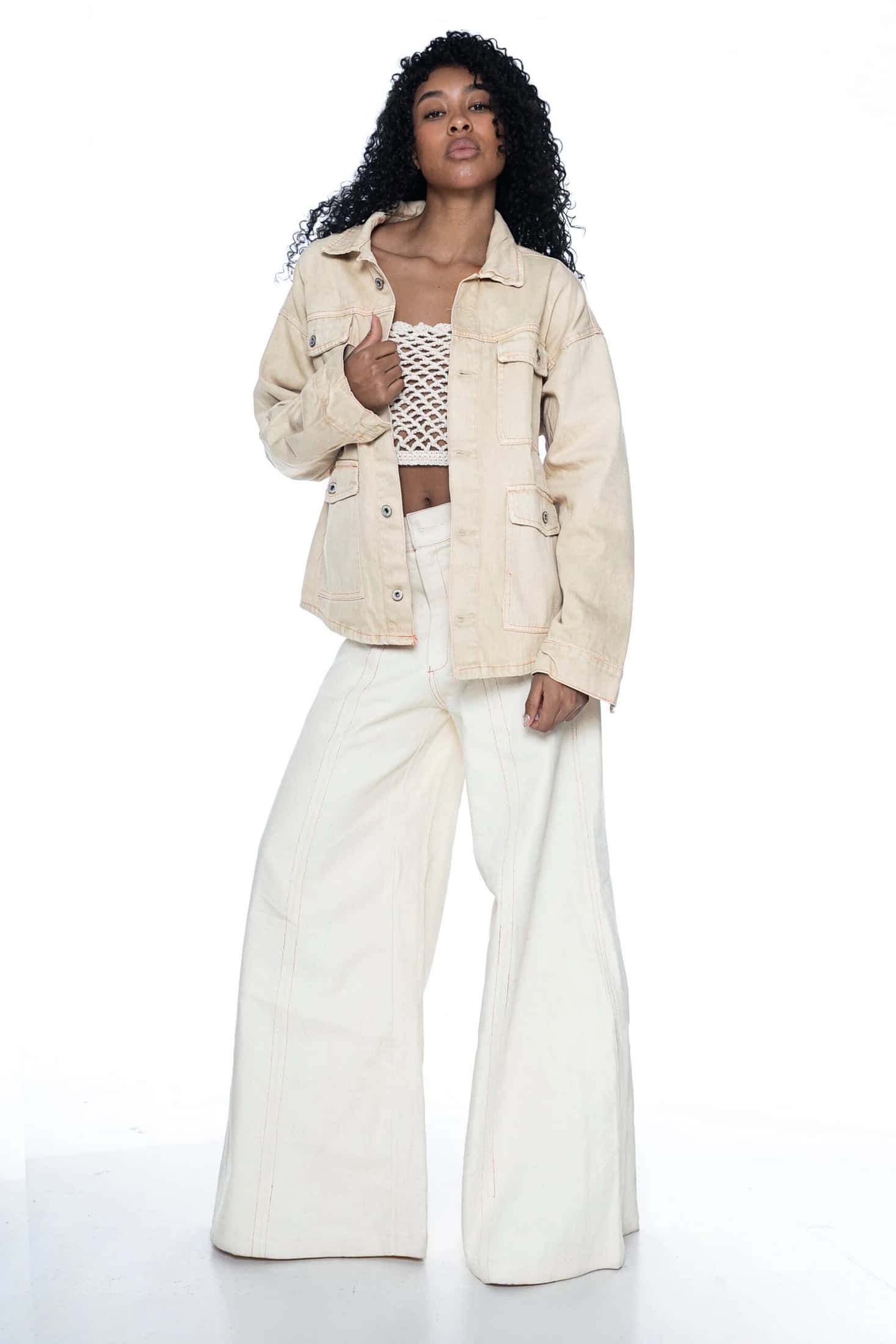 CAZADORA GUAYABERA