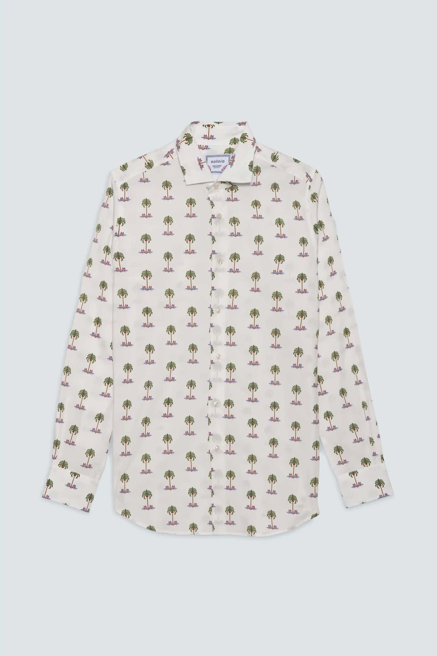 Men's cotton shirt white gioventu