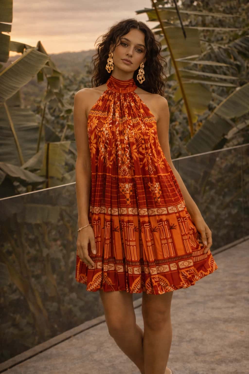 Vestido Salento estampado salento - miniatura 3