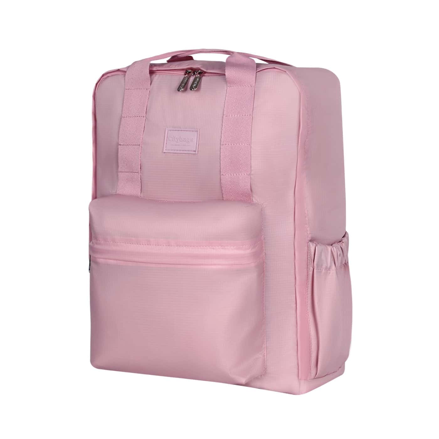 Morral Active Citybags Light Rosado Pastel - Plegable y Liviano