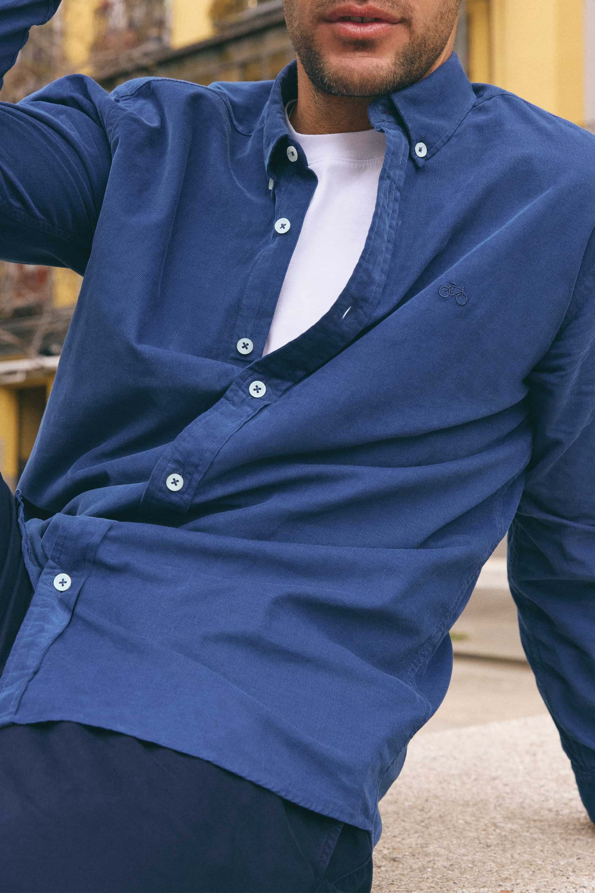 CAMISA PANA AZUL