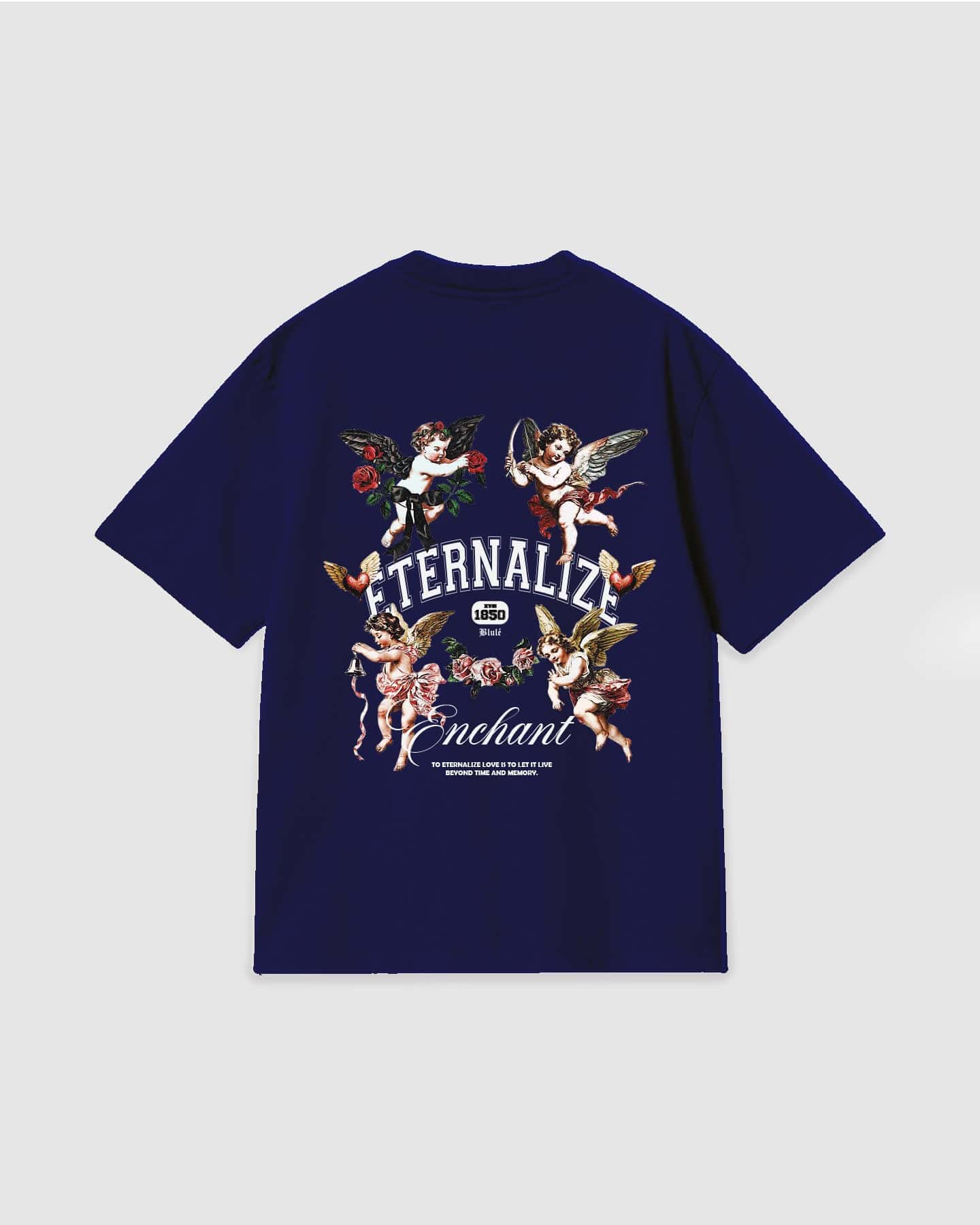 Oversized T Shirt Eternalize Blue Navy