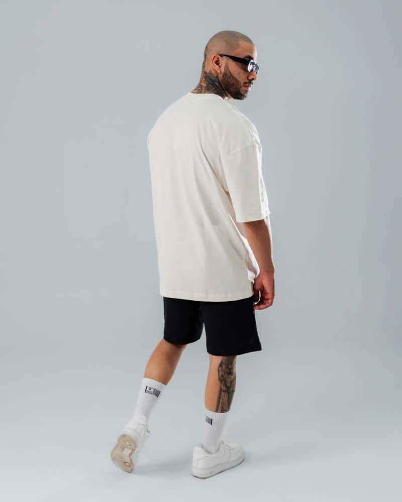 Camiseta Básica Oversize Ivory - miniatura 5