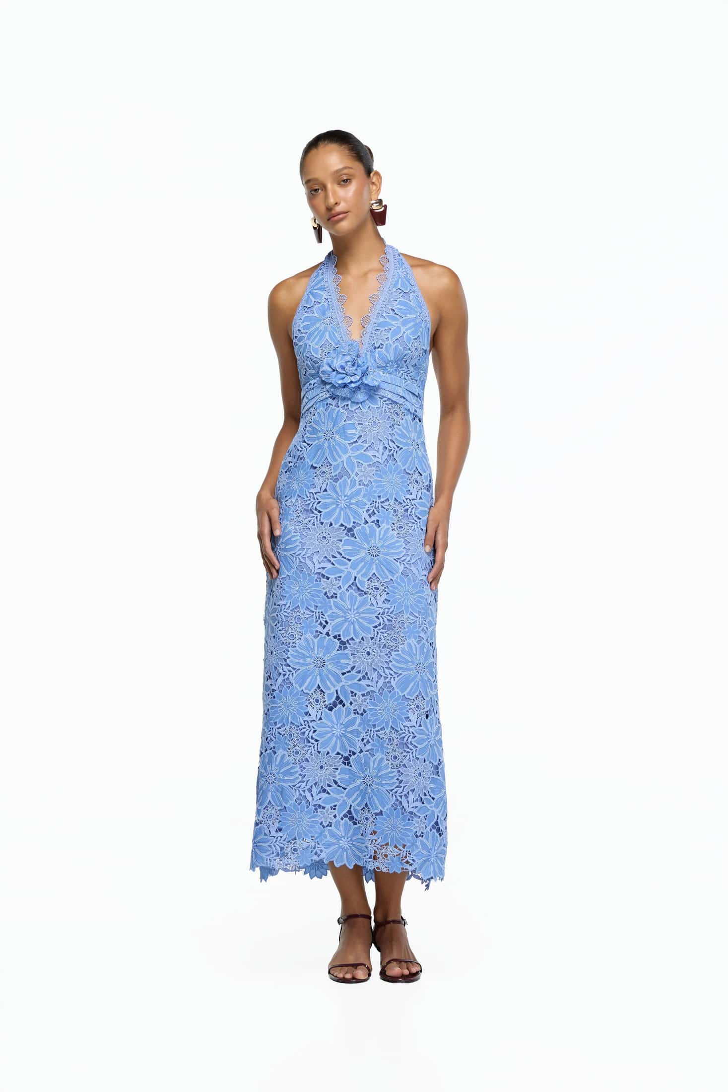 ODETTE MAXI DRESS BLUE - miniatura 3