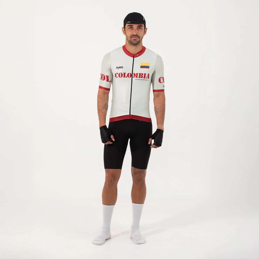 CAMISA CICLISMO MANGA CORTA COLOMBIA 51 PARA HOMBRE - miniatura 1