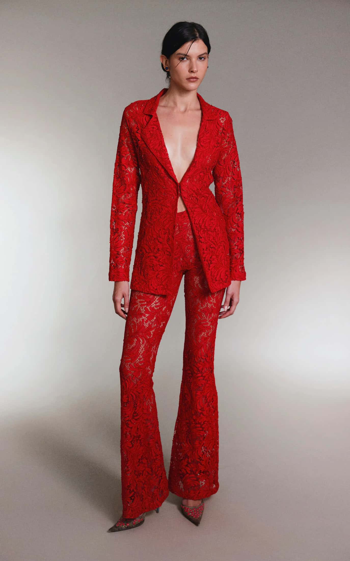 Firelight Lace Blazer - miniatura 1