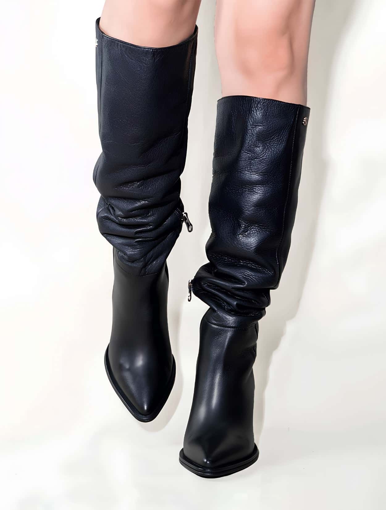 BOTA CRYSTAL ALTA NEGRO - miniatura 3