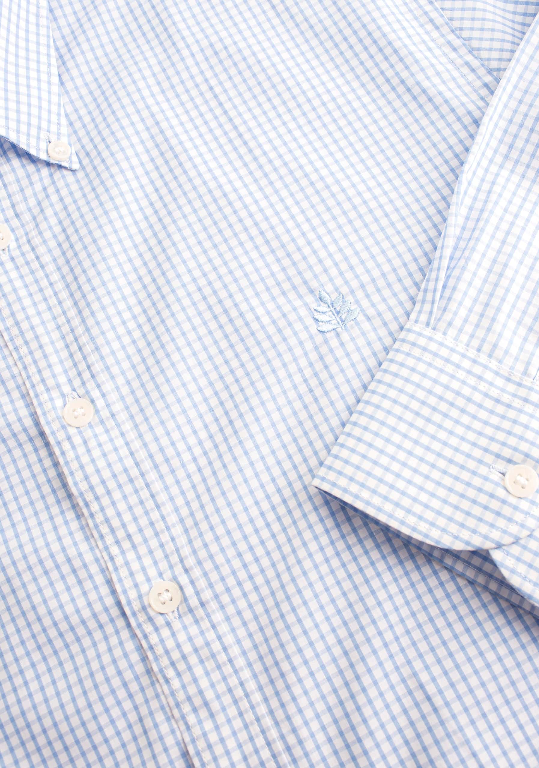 Camisa H CBD Cuadros GRD L-Atn Azul Claro - miniatura 3