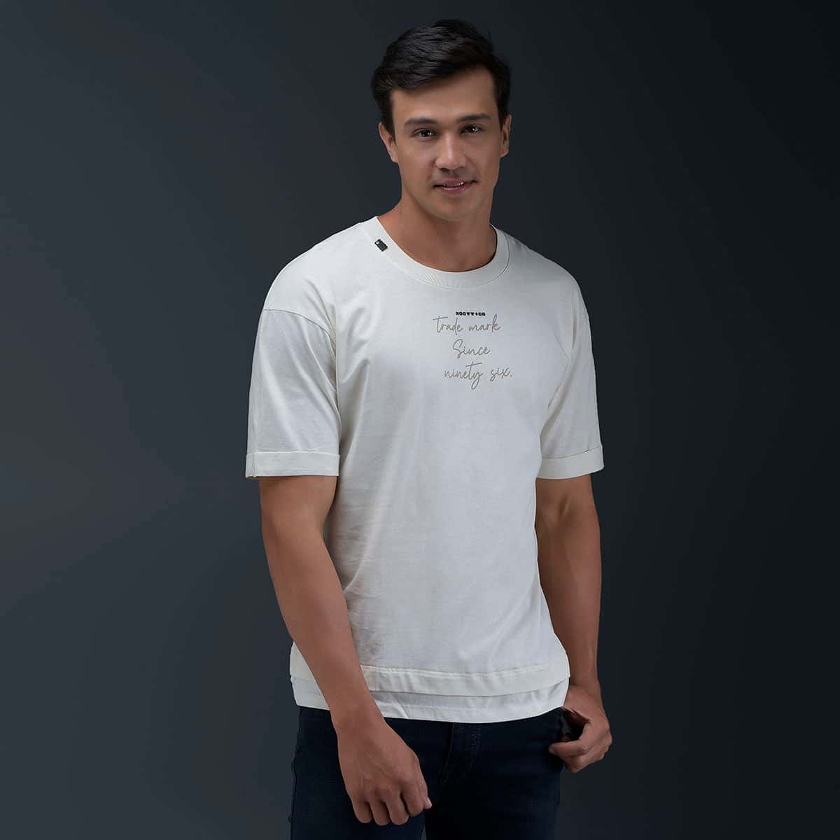 Camiseta Slim Beige