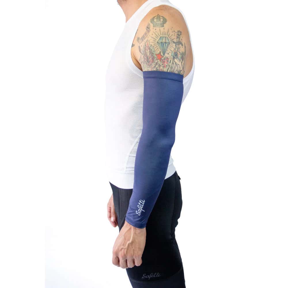 MANGUILLA CICLISMO ESSENZIAL TRASCENDENZA BLUE UNISEX - miniatura 1