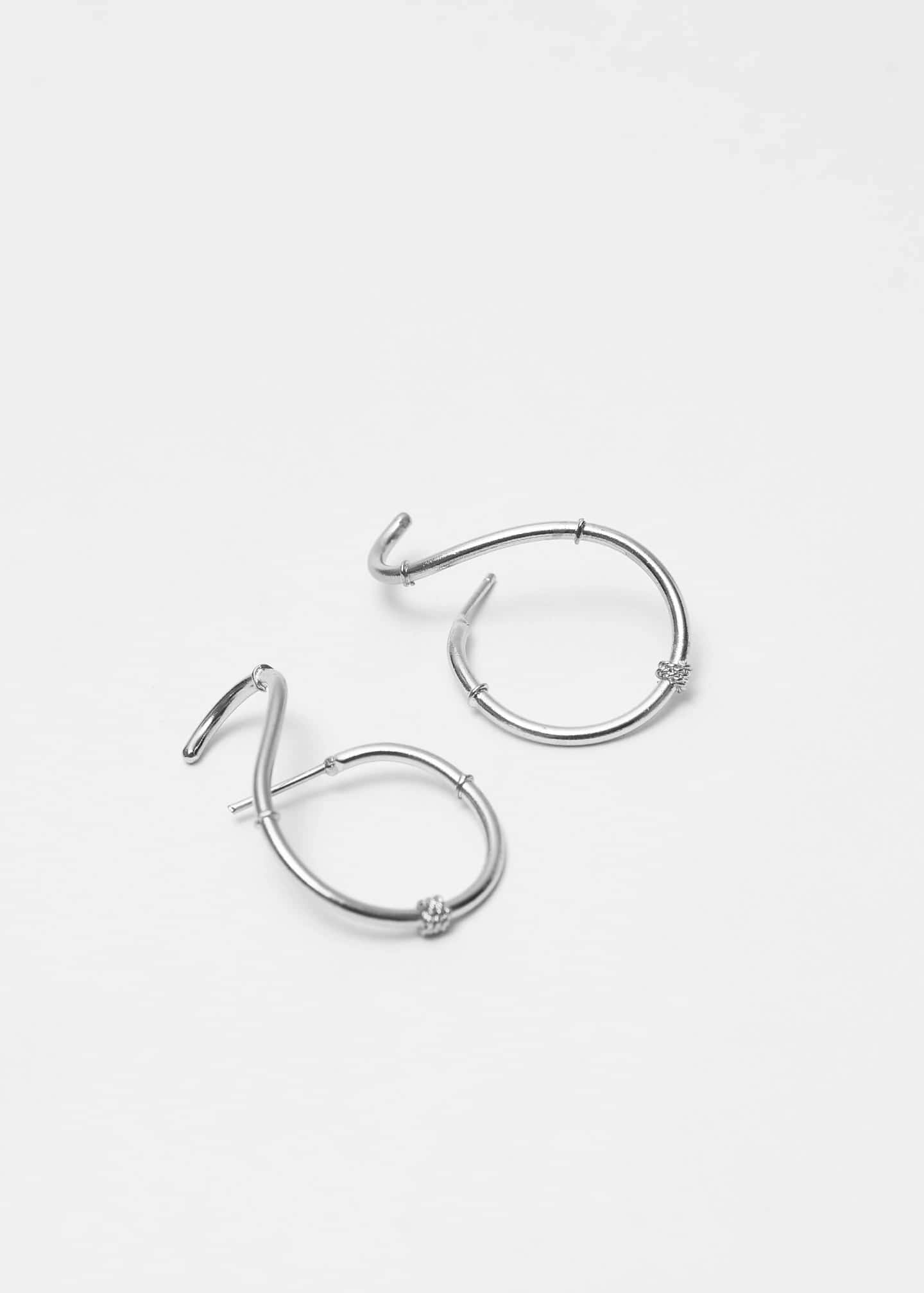 Aretes supple Midi plata