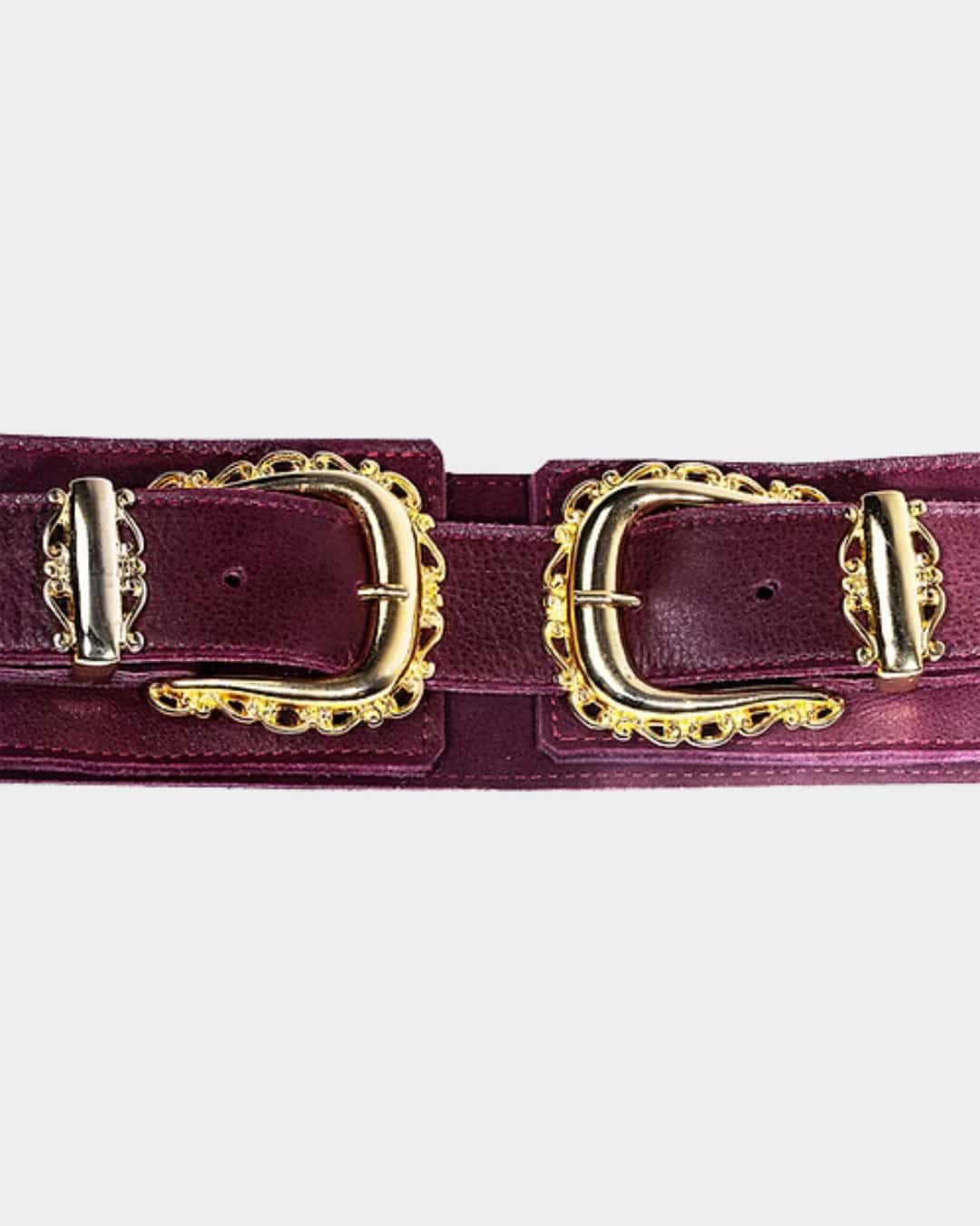 CINTURON DOBLE BURGUNDY - miniatura 3