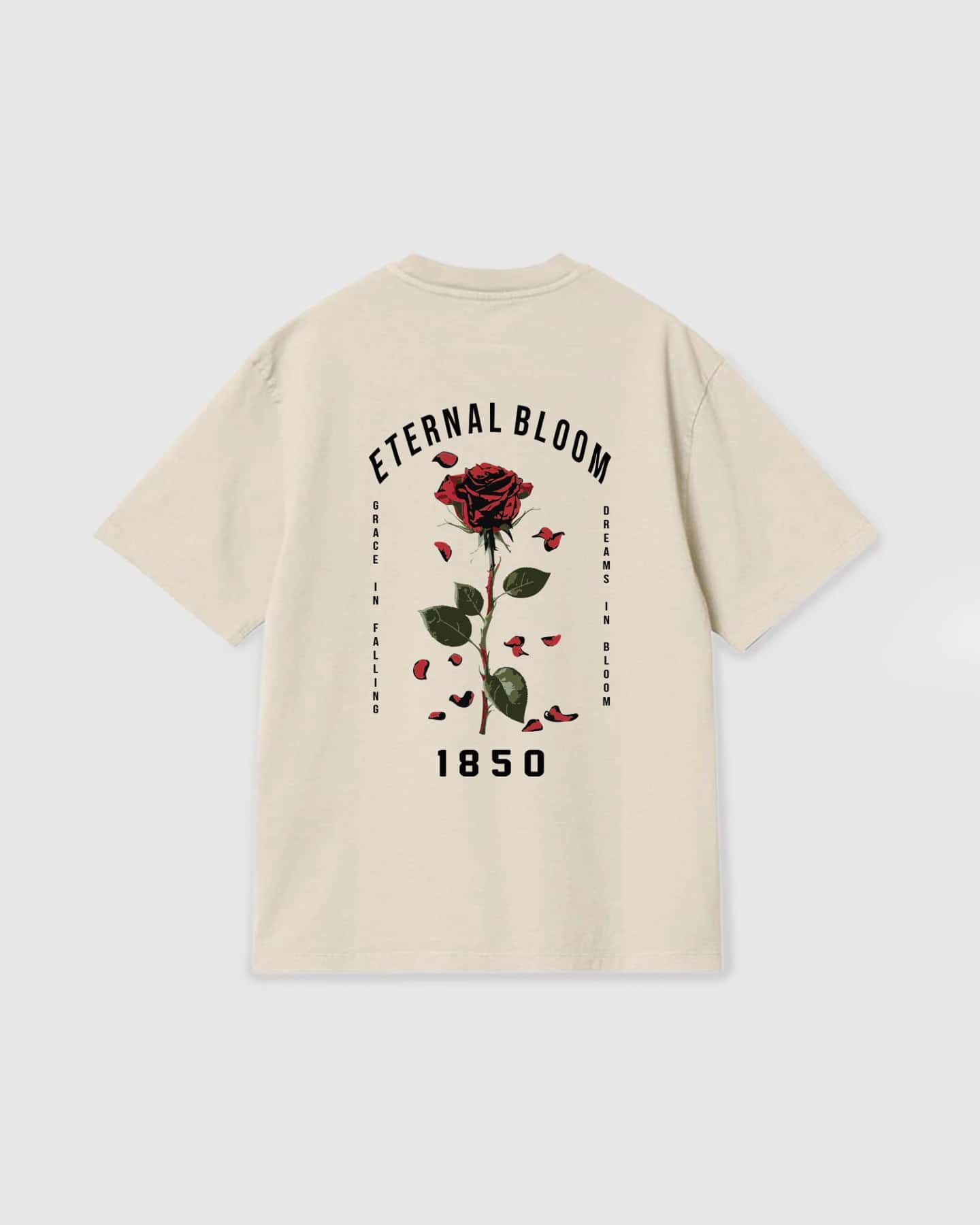 Oversized T Shirt Eternal Bloom Vanilla