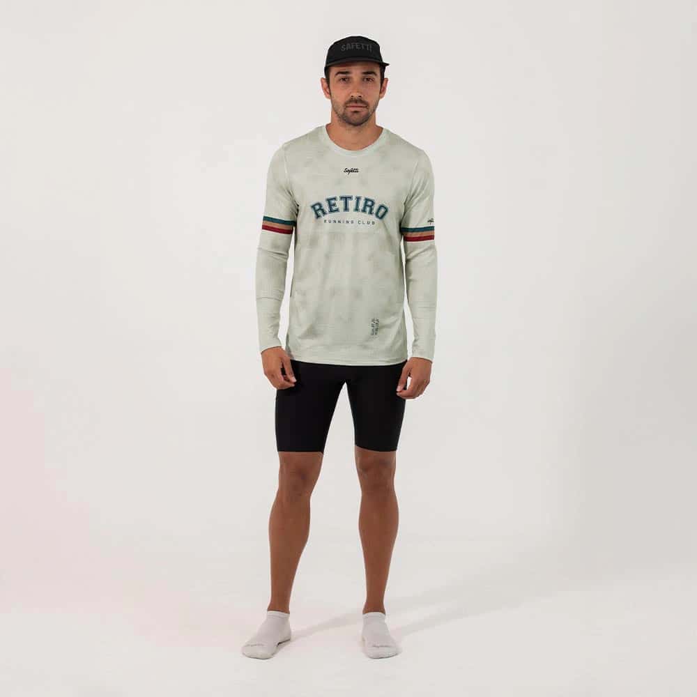 CAMISETA RUNNING MANGA LARGA RETIRO 2025 PARA HOMBRE