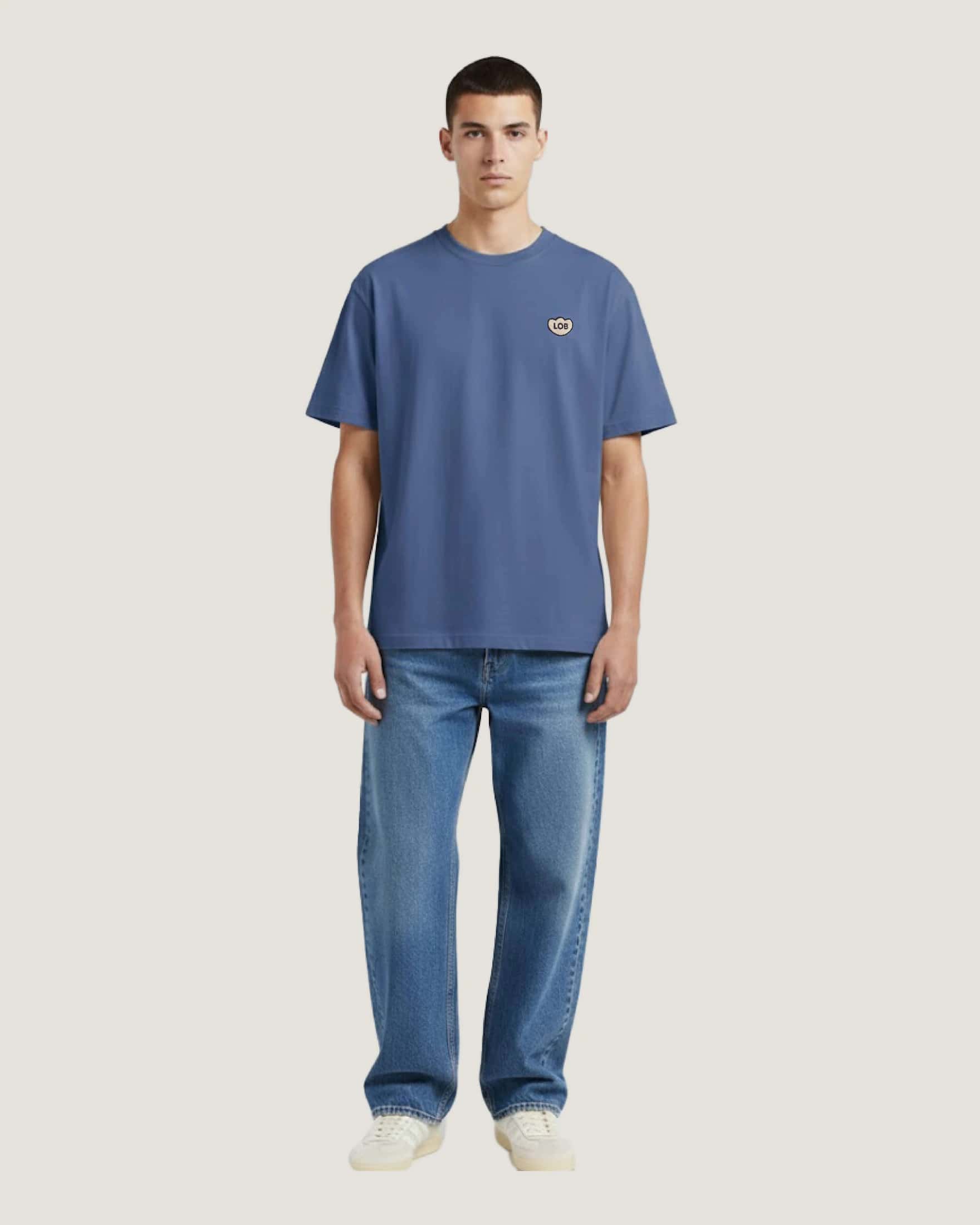 Camiseta Azul Espacial Hombre