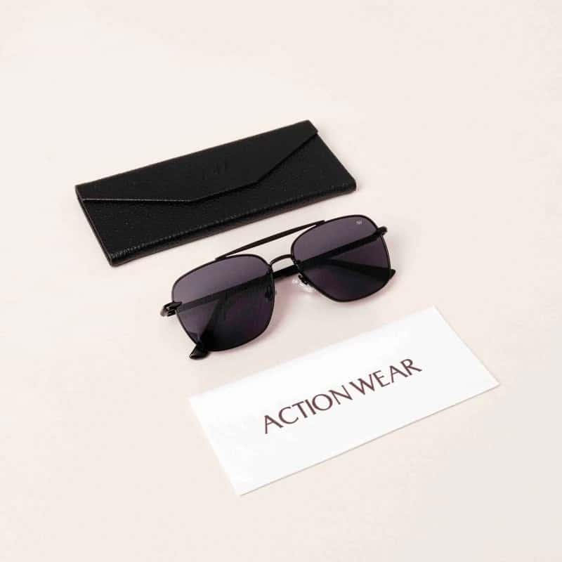 Aviator sunglasses Negro - miniatura 4