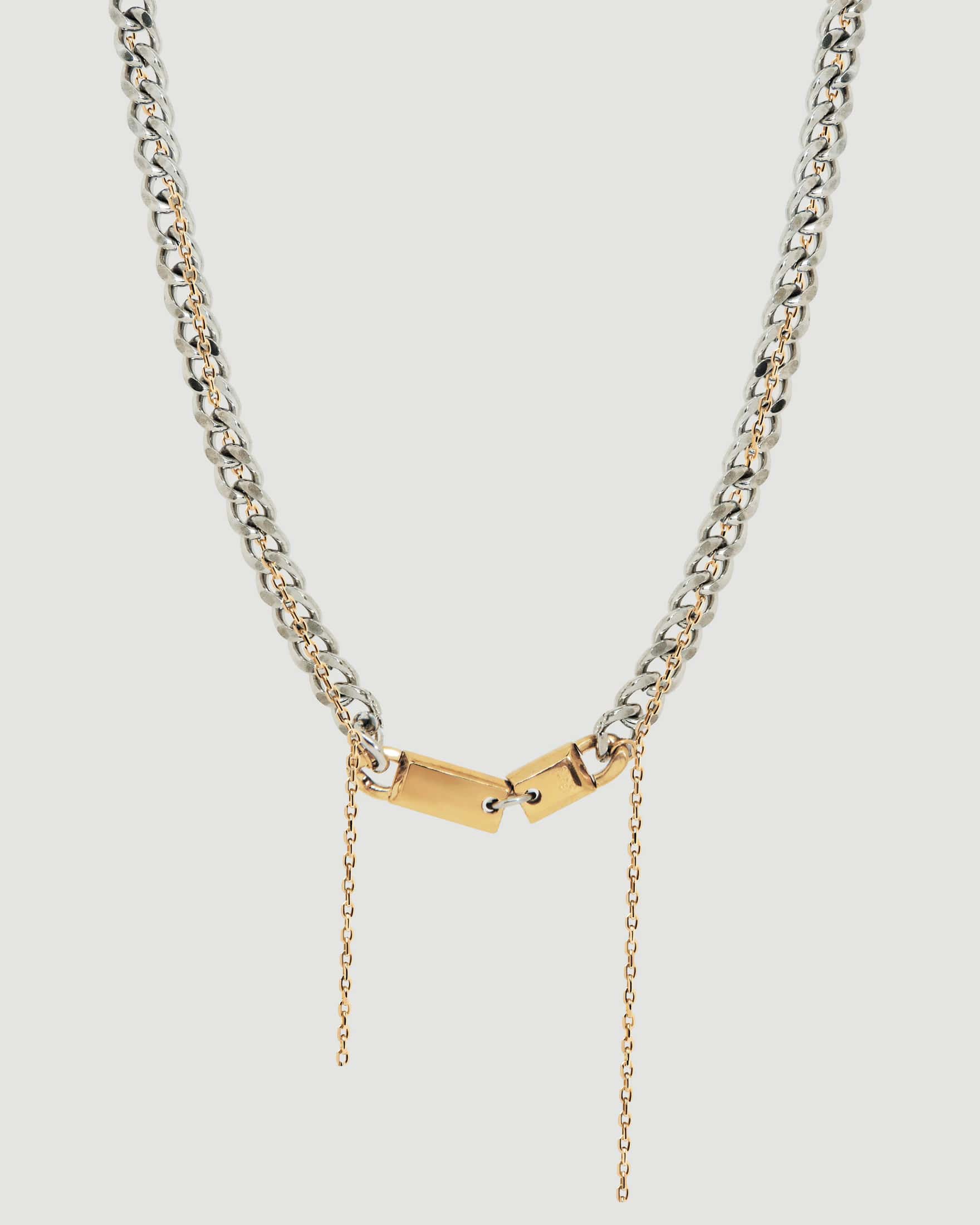 Collar Maxi Oro y Plata - Acero Inoxidable