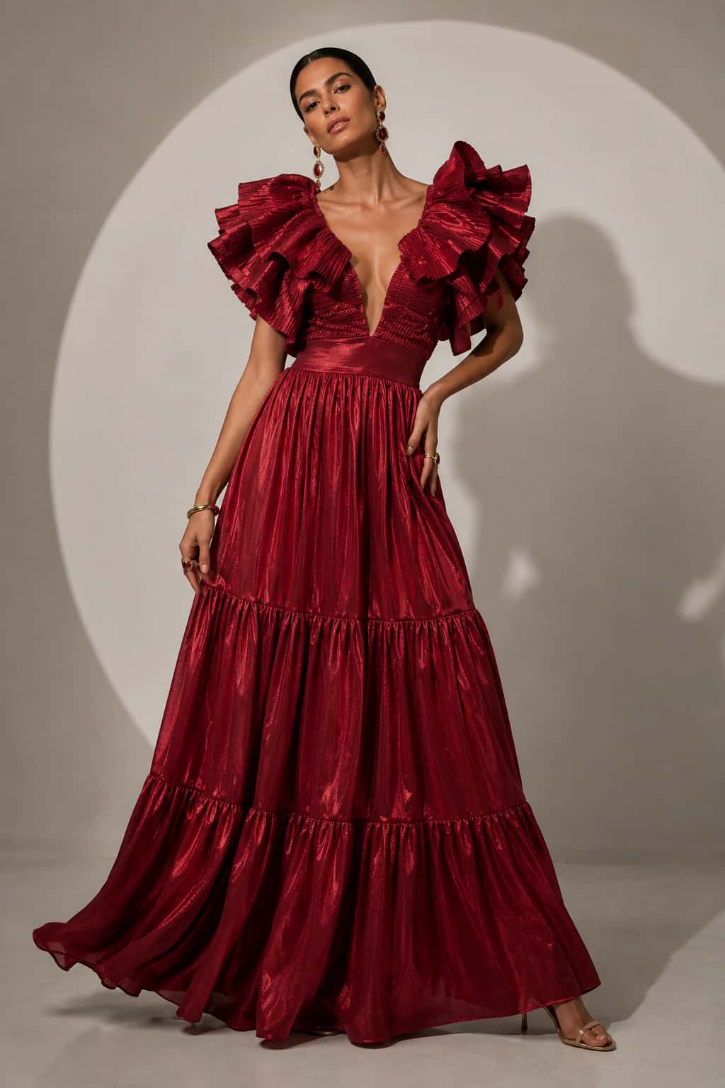 Vestido Armonia Vinotinto