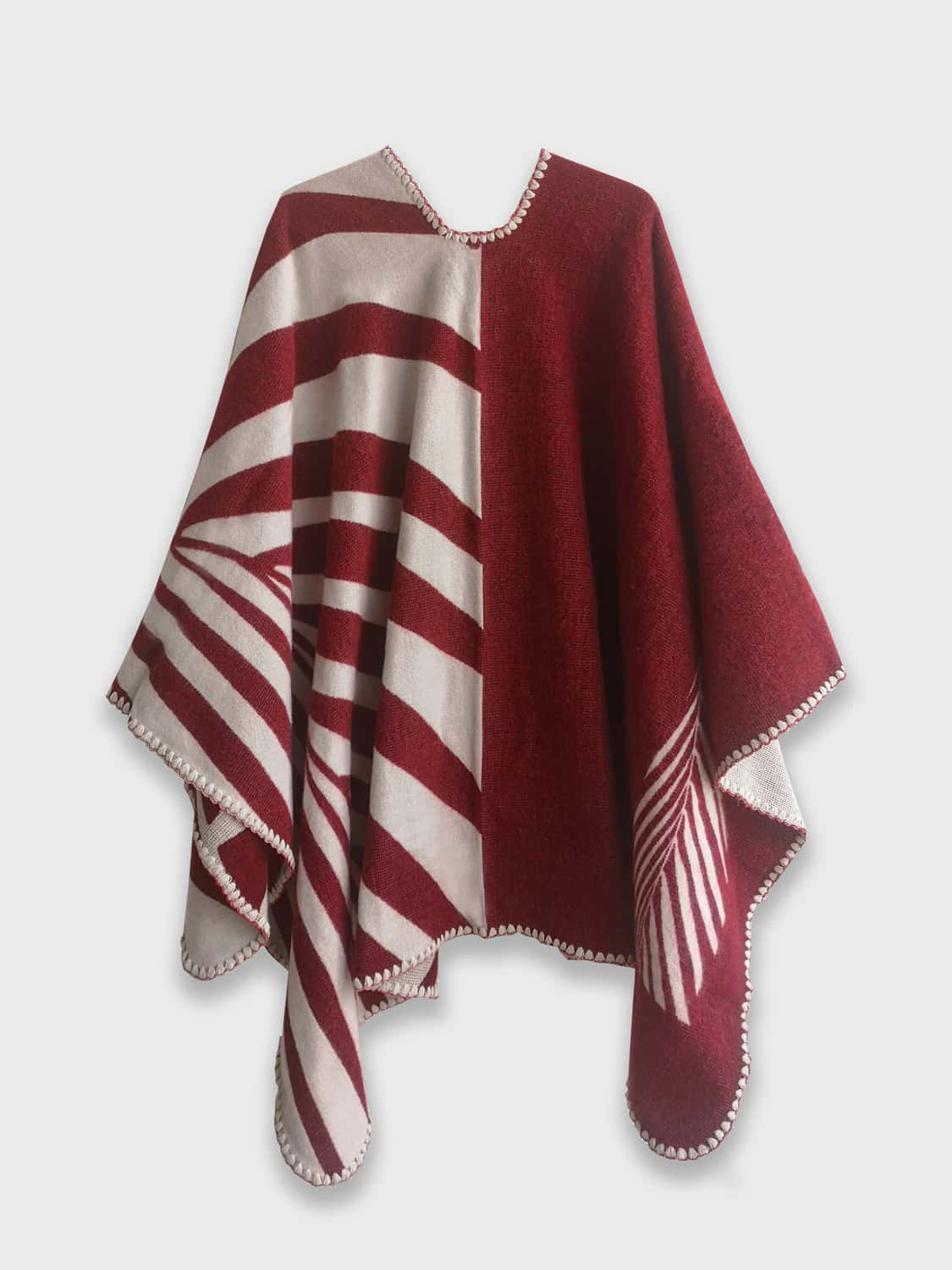Poncho Natura - Rojo. - miniatura 5