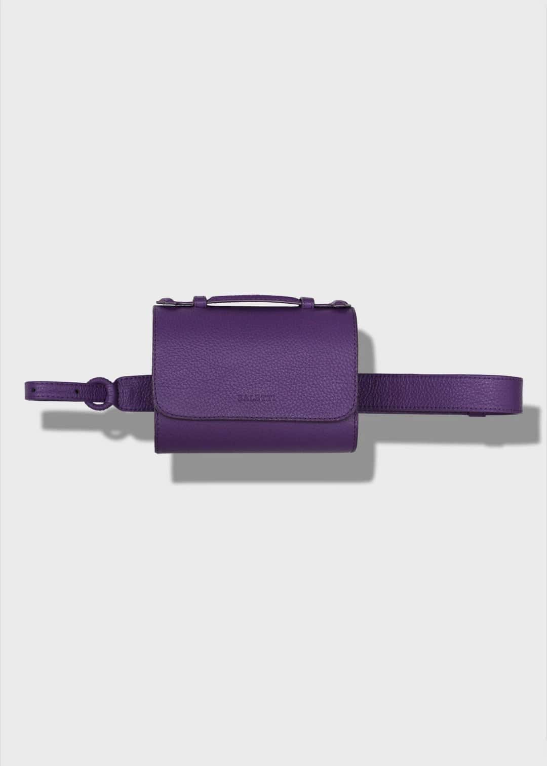 Canvas Belt bag - Purple (3 in 1 convertible)