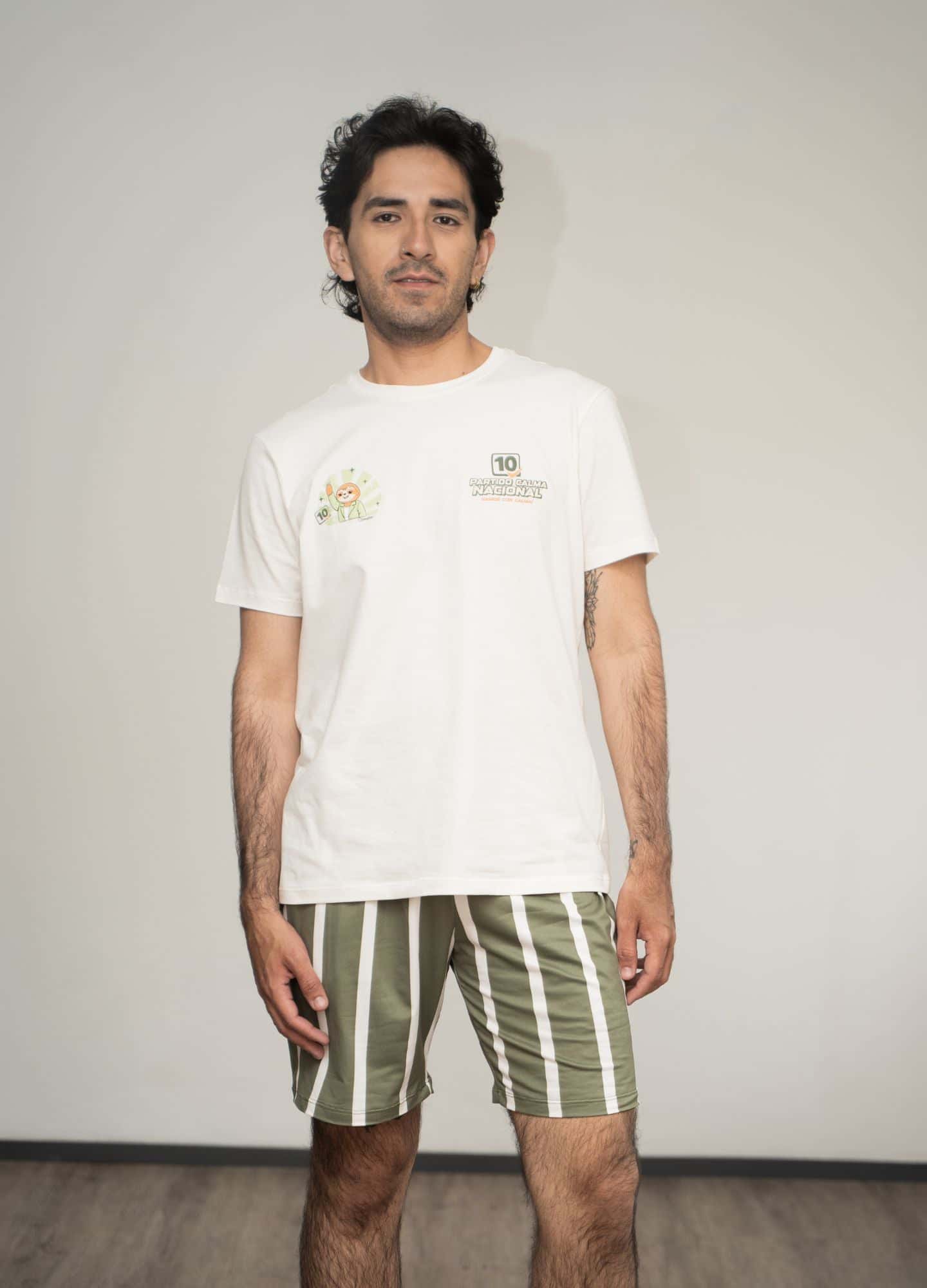 Conjunto Short Calma Nacional - Verde