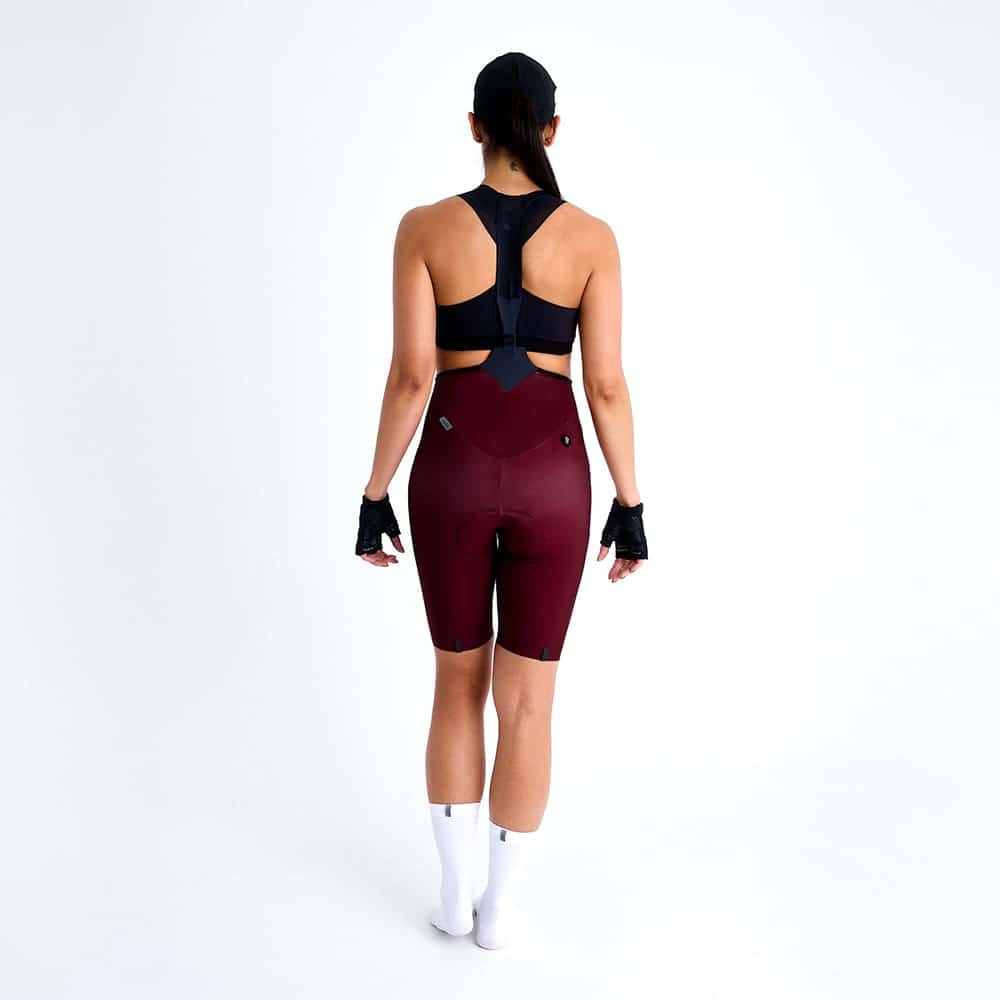 PANTALONETA CICLISMO  TOSCANA VENTI 2.0 VINO PARA MUJER - miniatura 2
