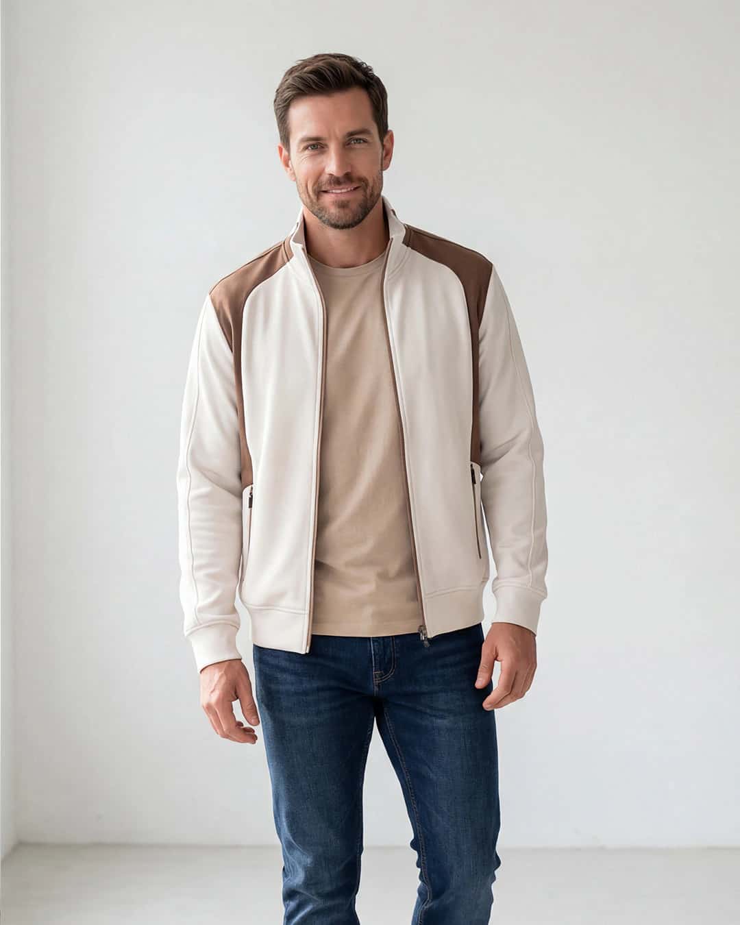 Chaqueta Sporty Marfil Arena