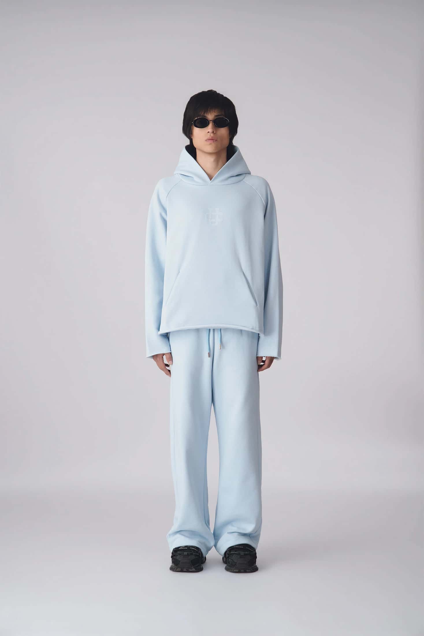 HOODIE BASICS V2 - AZUL CELESTE - miniatura 2