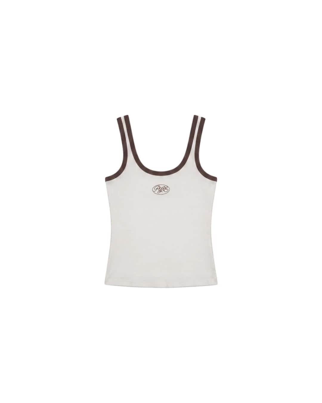 ACROSS THE LINES IVORY TANK TOP