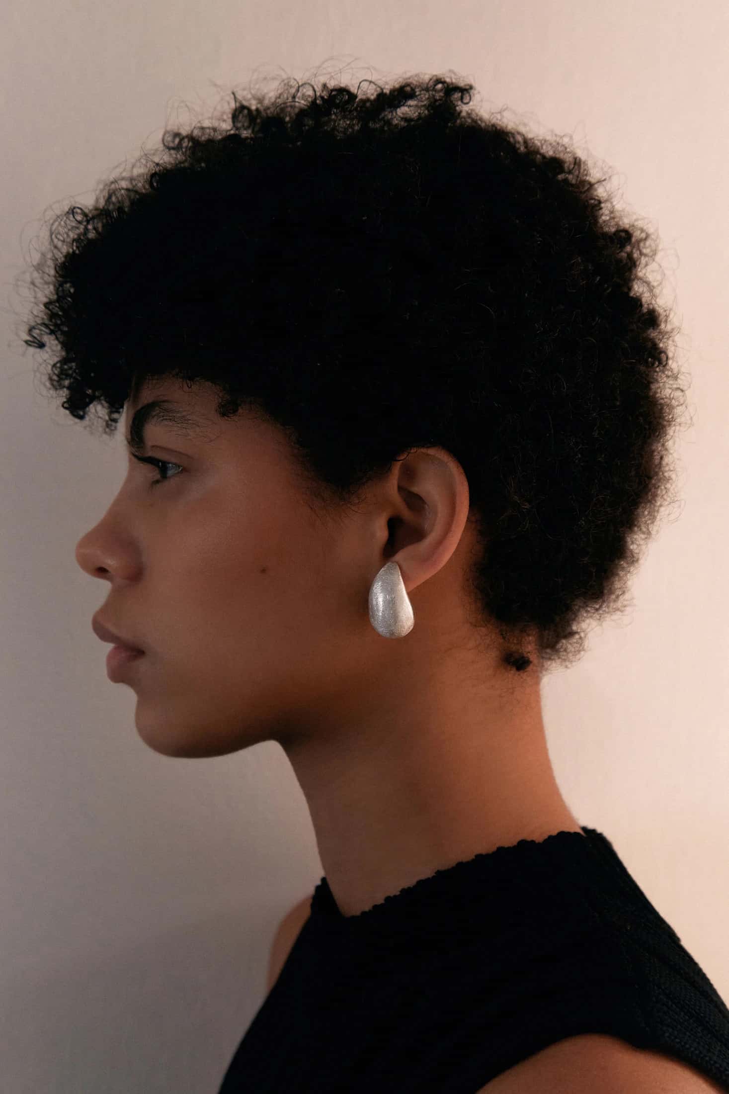SILVER BOLD LINES EARRINGS