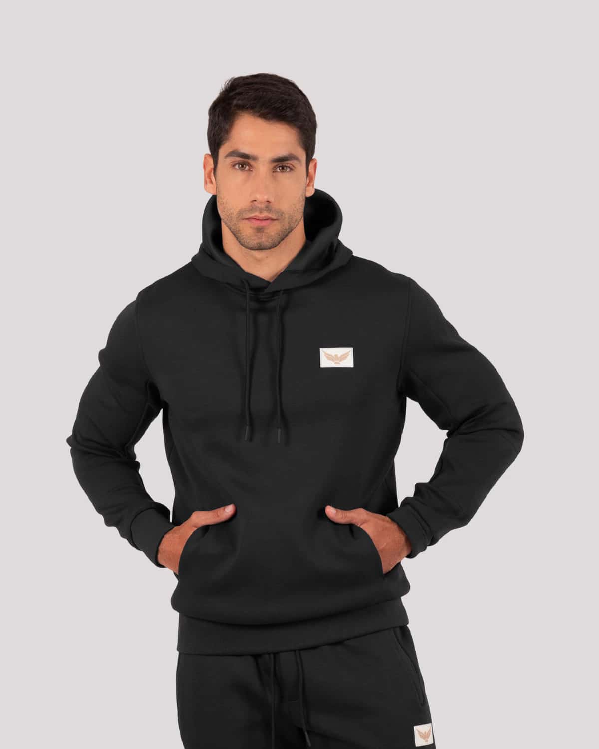 Buzo negro para hombre