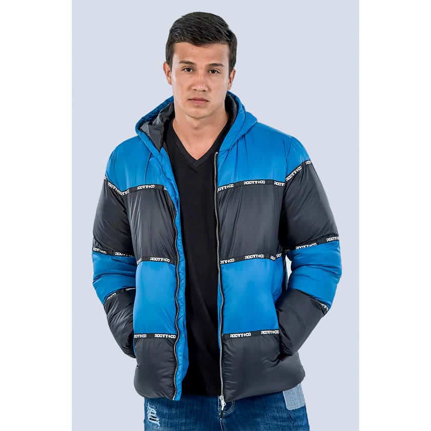 Chaqueta Negra Abullonada