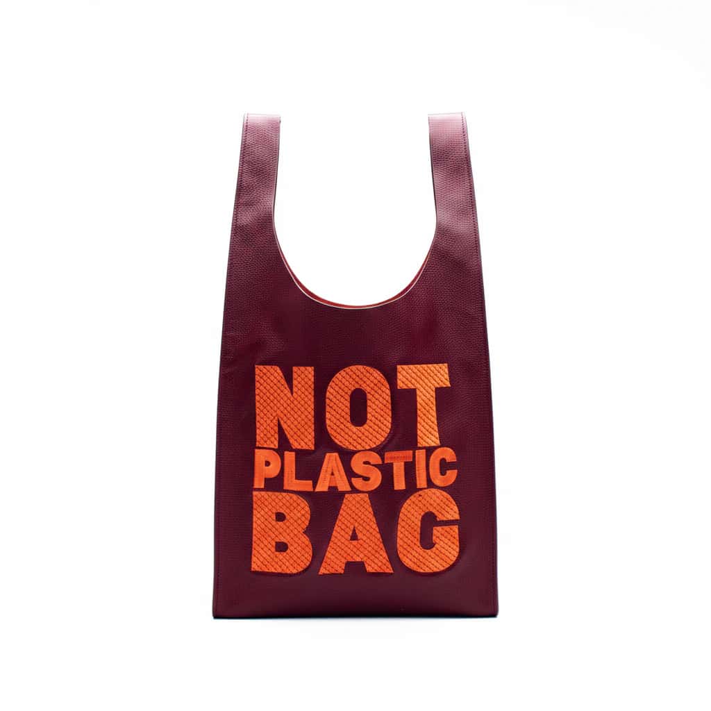 PLASTIC BAG midi - ciruela nocturna x Aperol